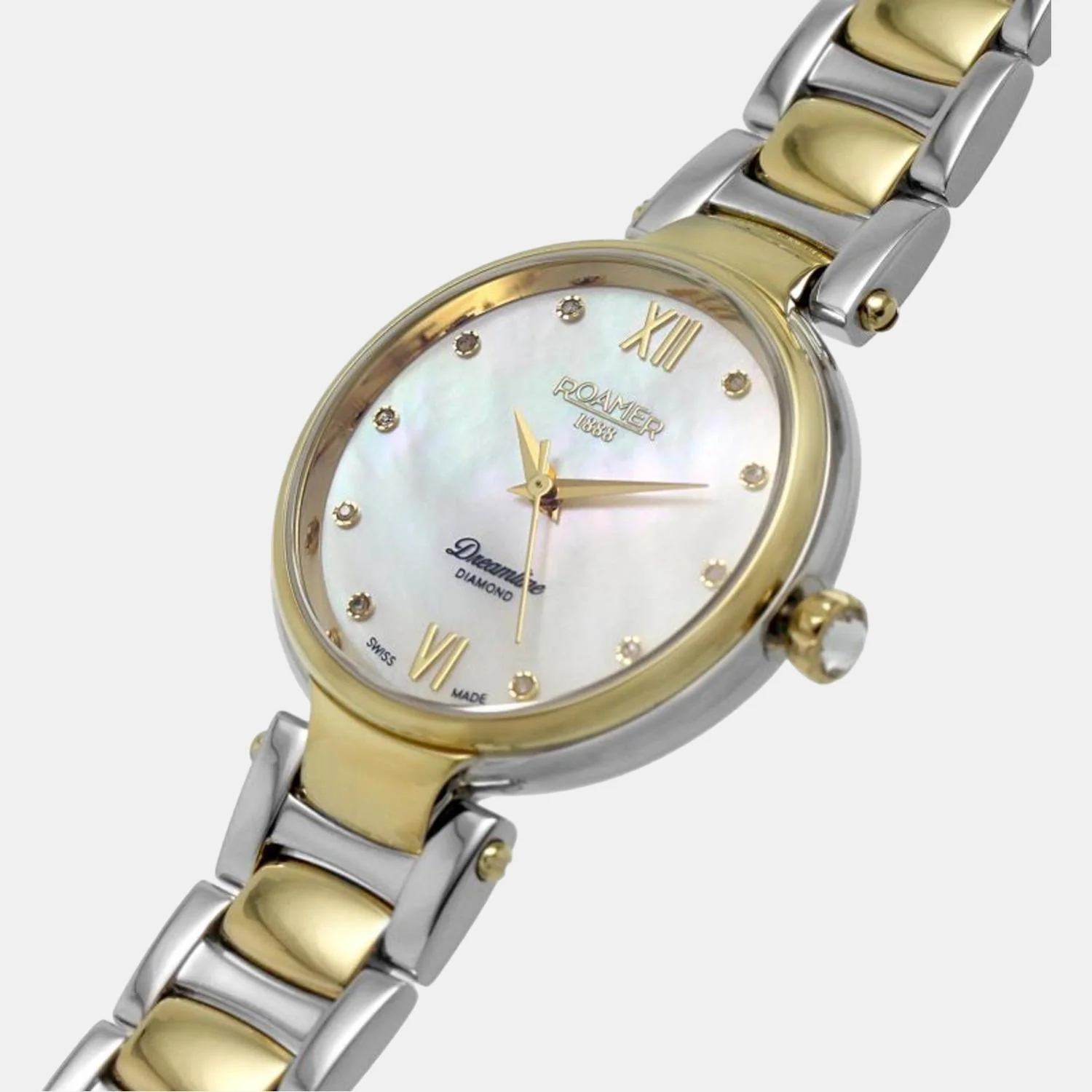 Dreamline Diamond Women Quartz White Dial Analog Stainless Steel Watch 857847 47 29 50 - Image 6