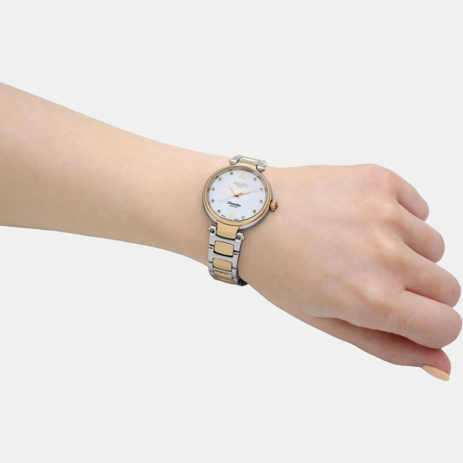 Dreamline Diamond Women Quartz White Dial Analog Stainless Steel Watch 857847 47 29 50 - Image 8