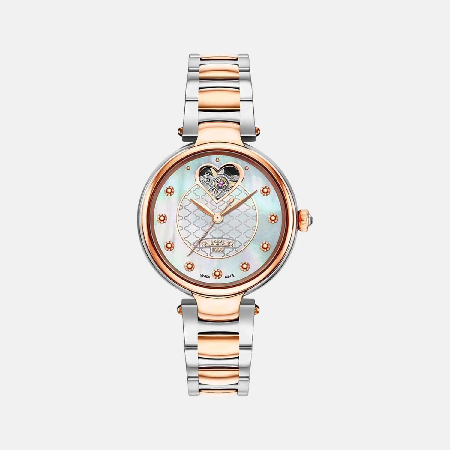 Dreamline I Women Automatic Cream Dial Analog Stainless Steel Watch 557661 46 19 50