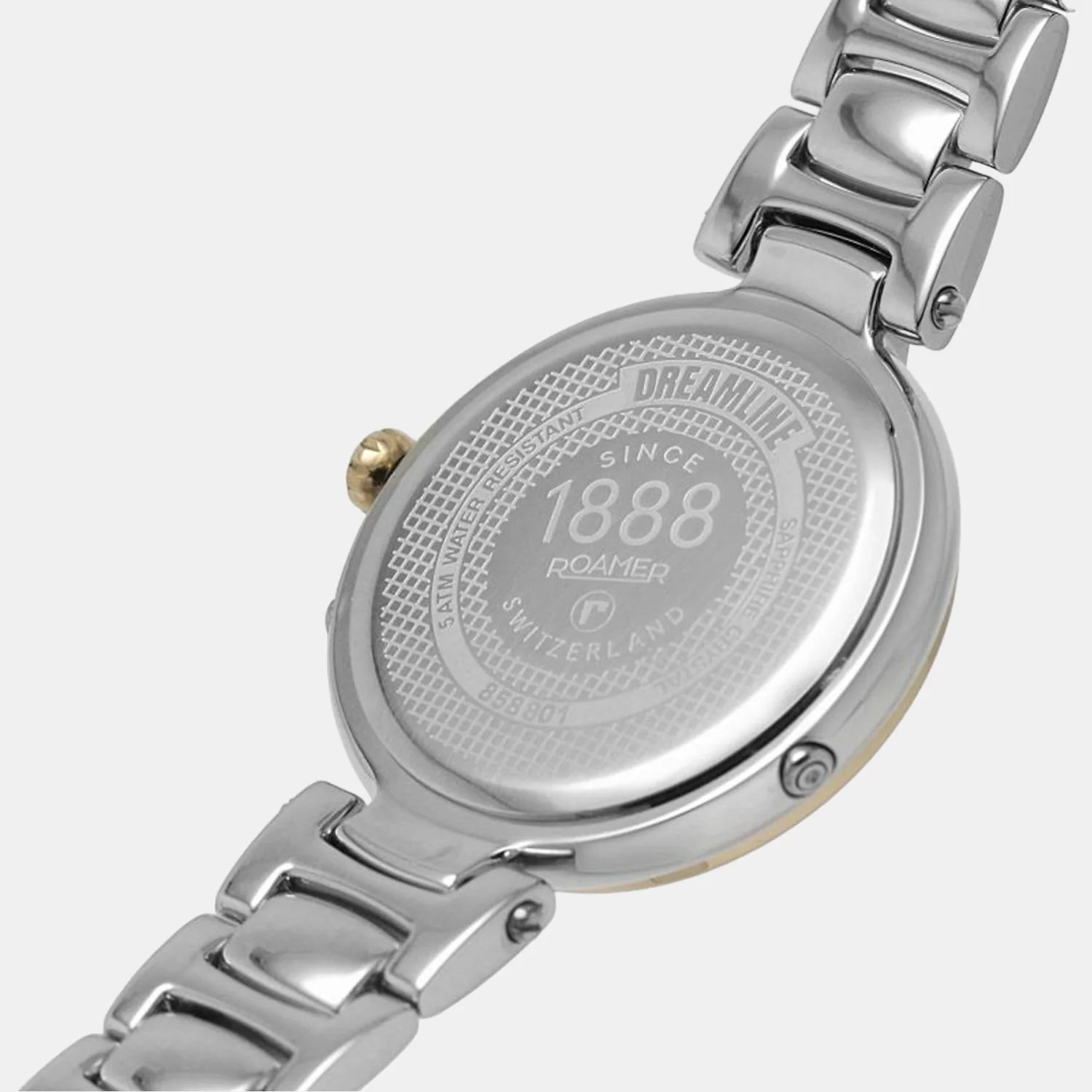 Dreamline Moonphase Women Quartz Rose Gold Dial Analog Stainless Steel Watch 858801 49 38 50 - Image 6