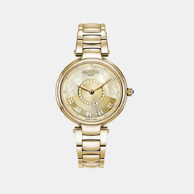 Lady Mermaid Women Quartz Mother Of Pearl Dial Analog Stainless Steel Watch 602857 48 30 50 - Image 3