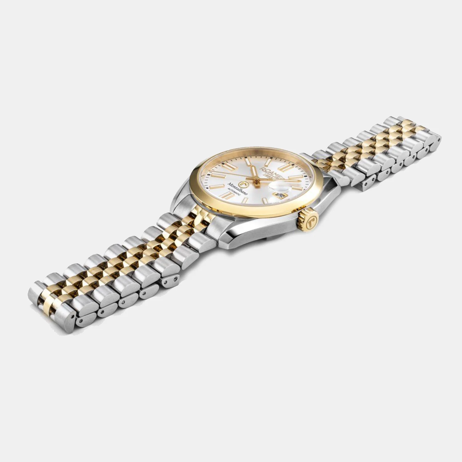 Montalbano Men Automatic Silver Dial Analog Stainless Steel Watch 996983 47 15 20 - Image 3