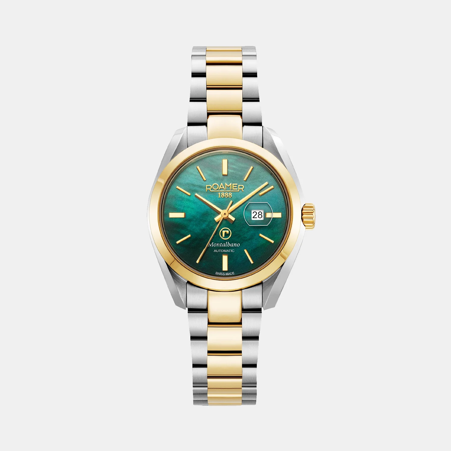 Montalbano Women Automatic Green Mother Of Pearl Dial Analog Stainless Steel Watch 996990 47 70 20 - Image 5
