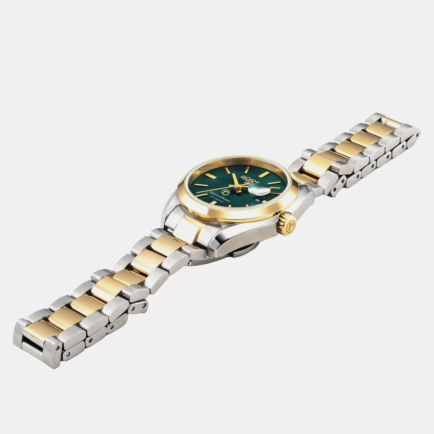 Montalbano Women Automatic Green Mother Of Pearl Dial Analog Stainless Steel Watch 996990 47 70 20 - Image 6