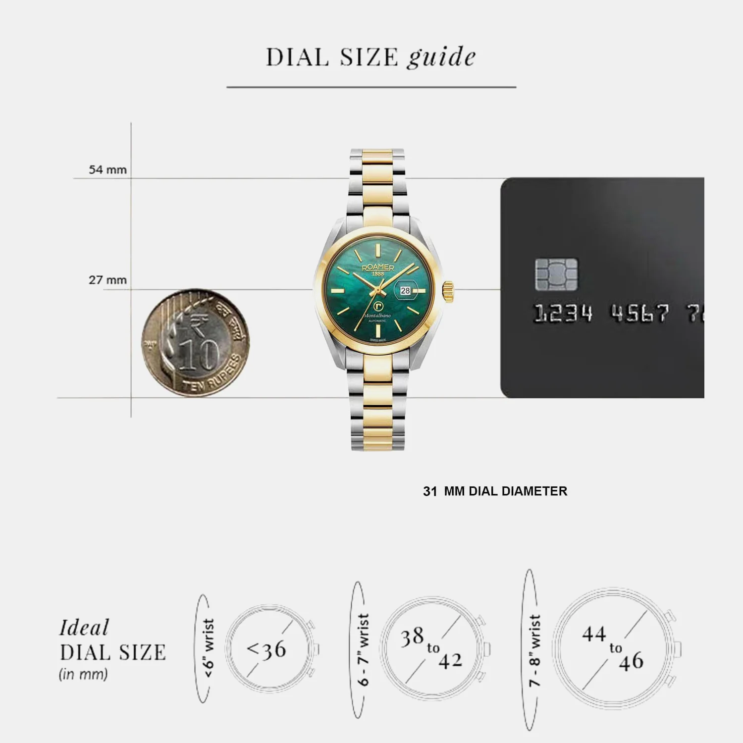 Montalbano Women Automatic Green Mother Of Pearl Dial Analog Stainless Steel Watch 996990 47 70 20 - Image 7