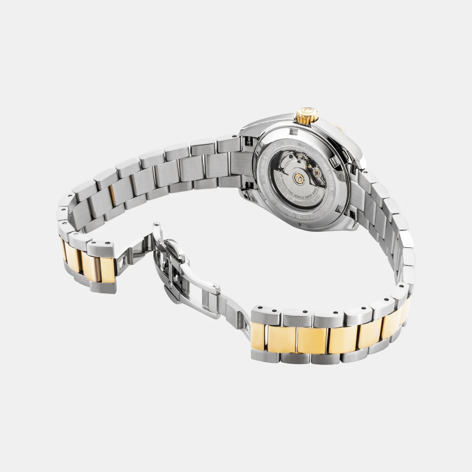 Montalbano Women Automatic White Mother Of Pearl Dial Analog Stainless Steel Watch 996990 47 20 20 - Image 4