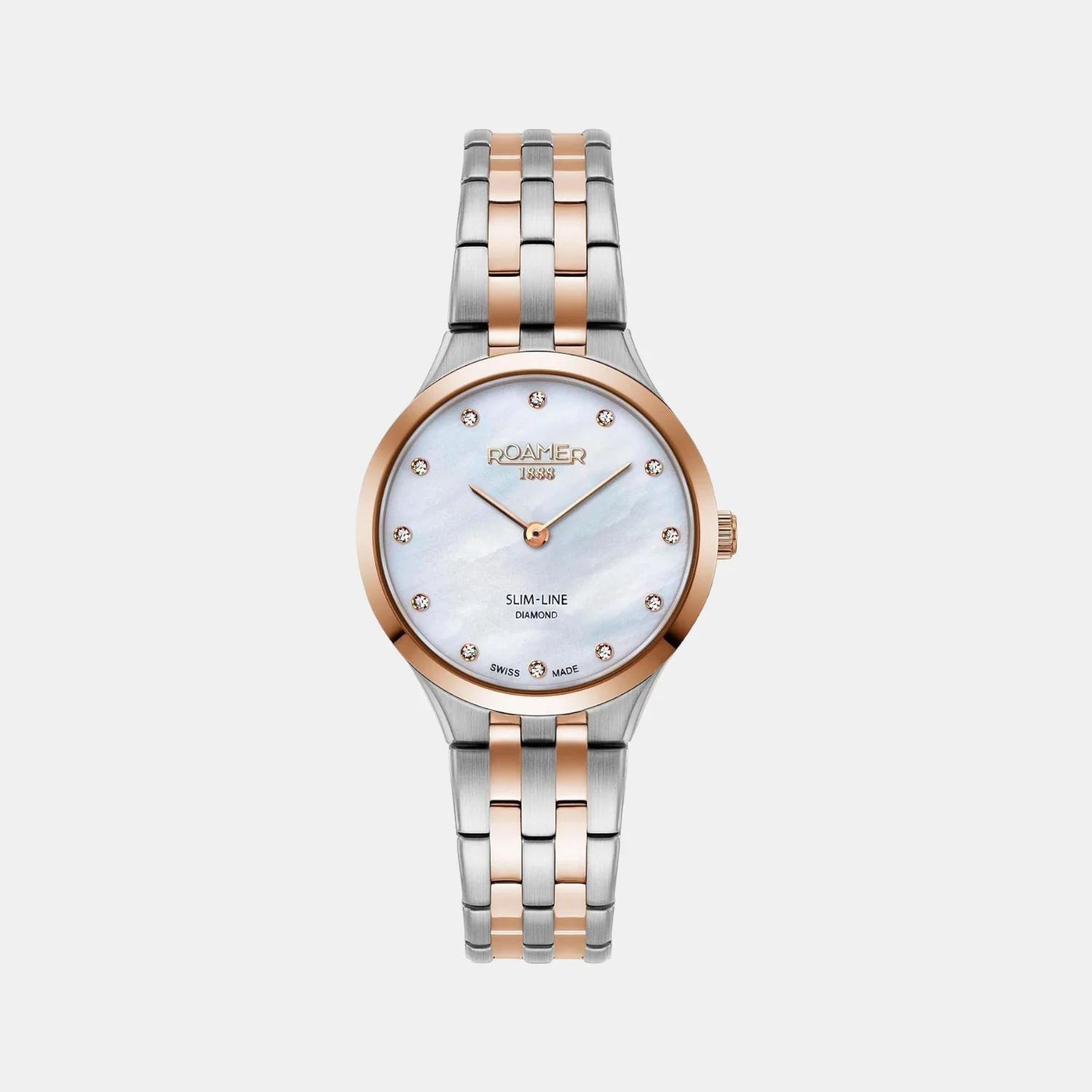 Slim-Line Women Quartz Mother Of Pearl Dial Analog Stainless Steel Watch 512847 49 89 20 - Image 3