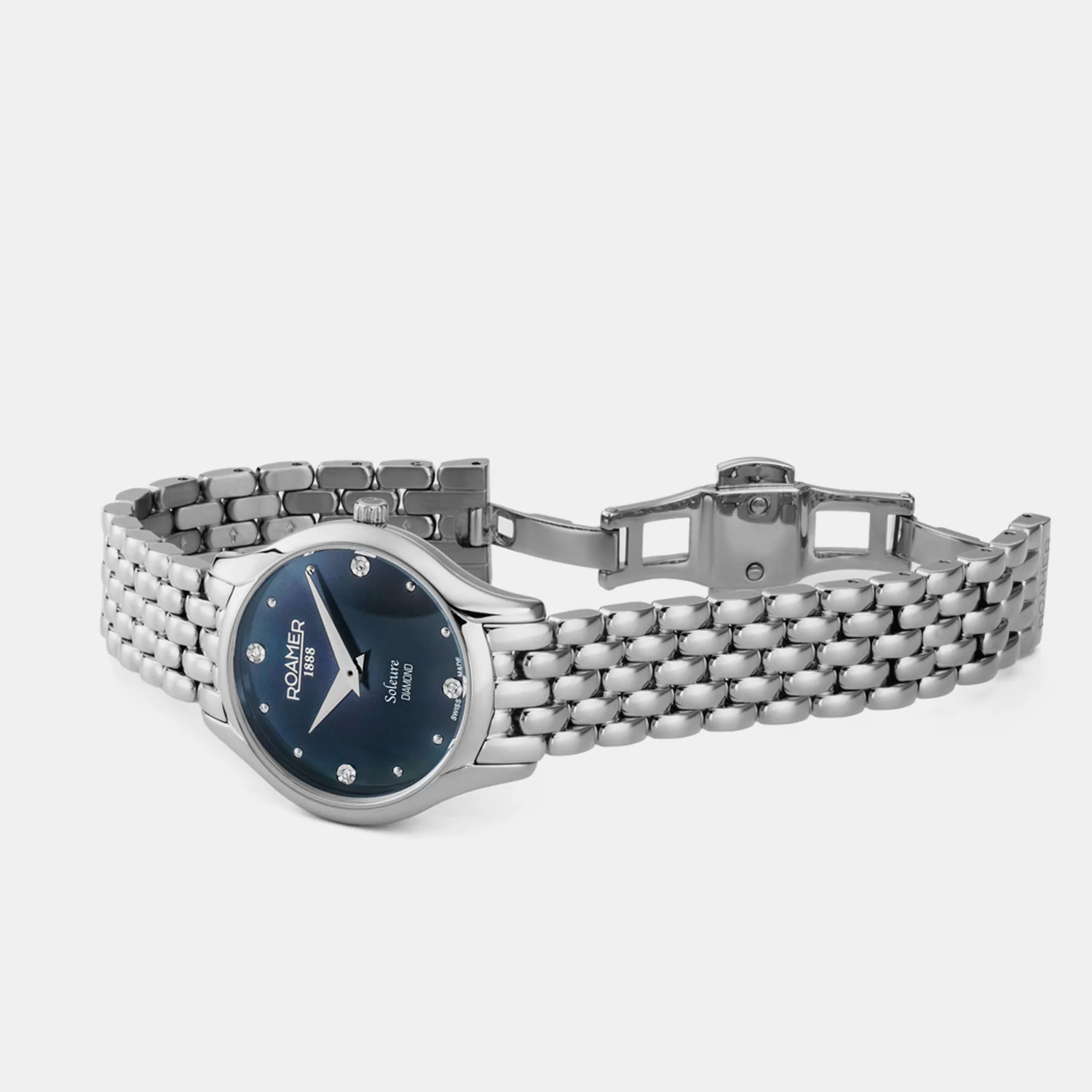 Soleure Women Quartz Black Mother Of Pearl Dial Analog Stainless Steel Watch 547857 41 85 50 - Image 3