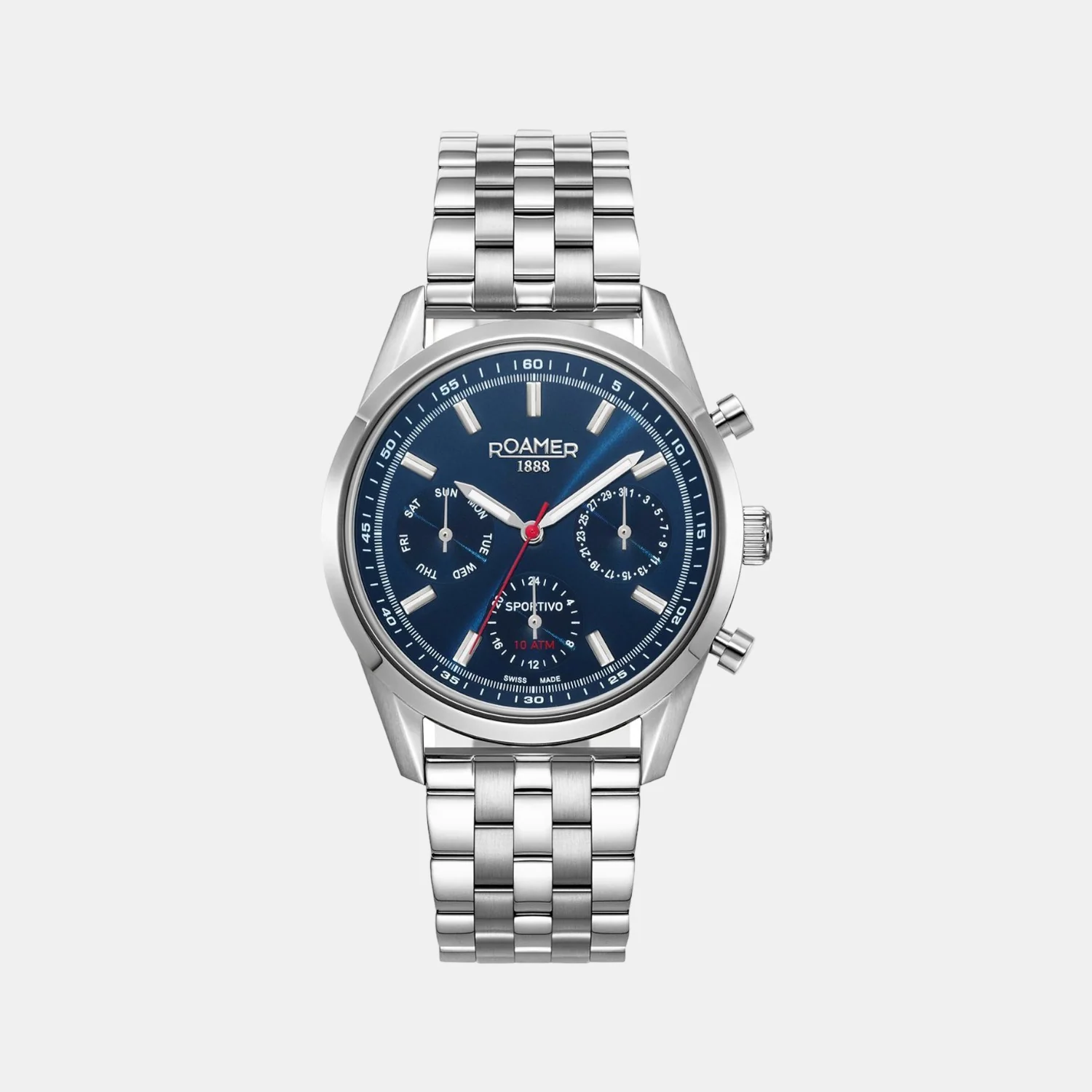 Sportivo Men Quartz Blue Dial Analog Stainless Steel Watch 856982 41 45 70