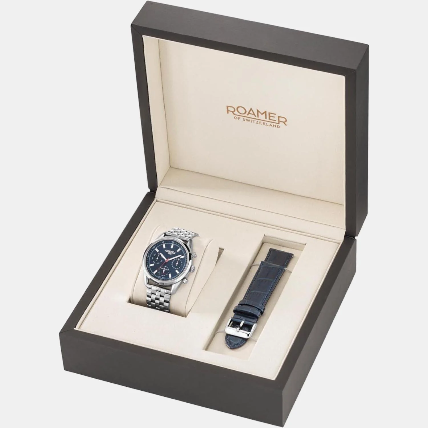 Sportivo Men Quartz Blue Dial Analog Stainless Steel Watch 856982 41 45 70 - Image 4