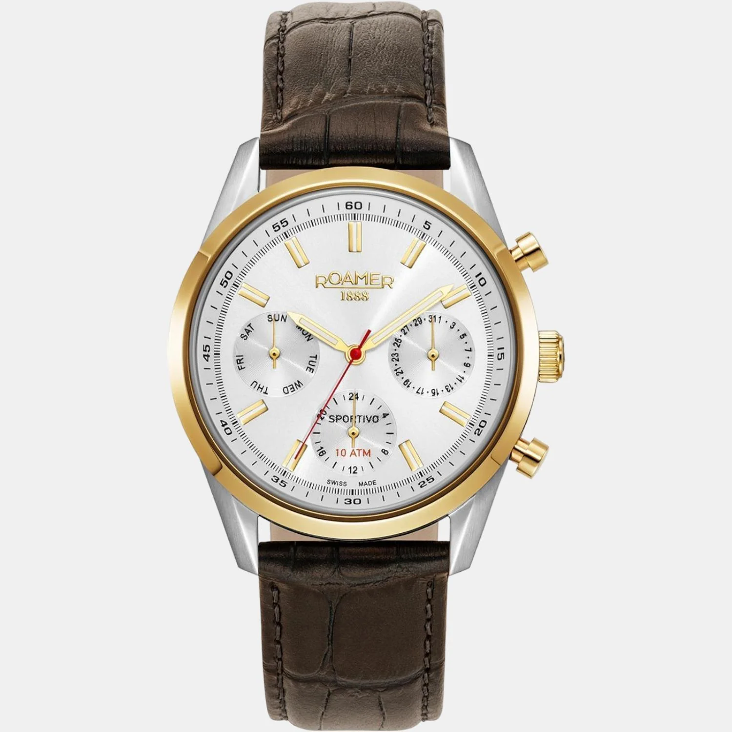 Sportivo Men Quartz Silver Dial Multi-Function Stainless Steel Watch 856982 47 15 70 - Image 4