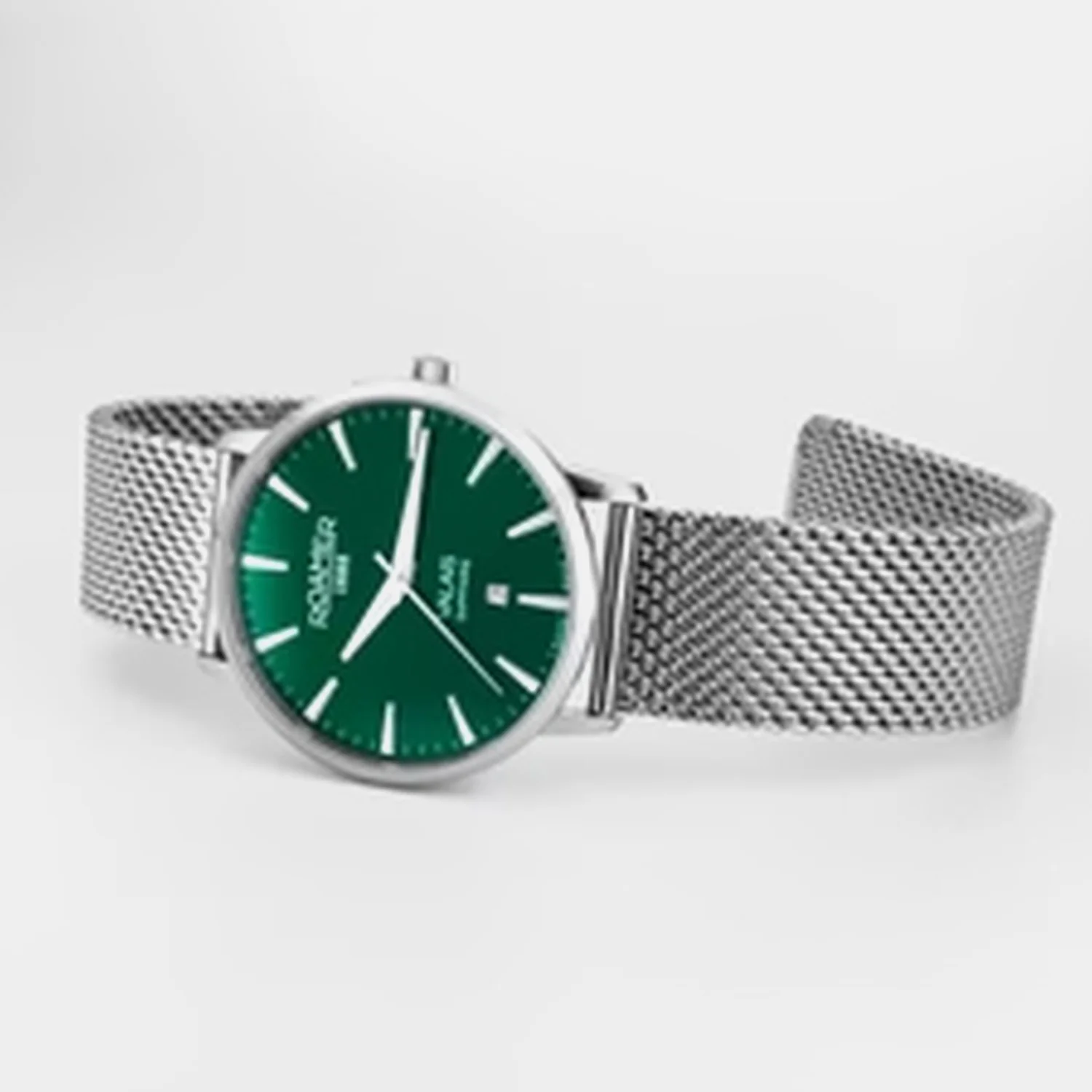 Valais Men Quartz Green Dial Analog Leather Watch 988833 41 75 05 - Image 3