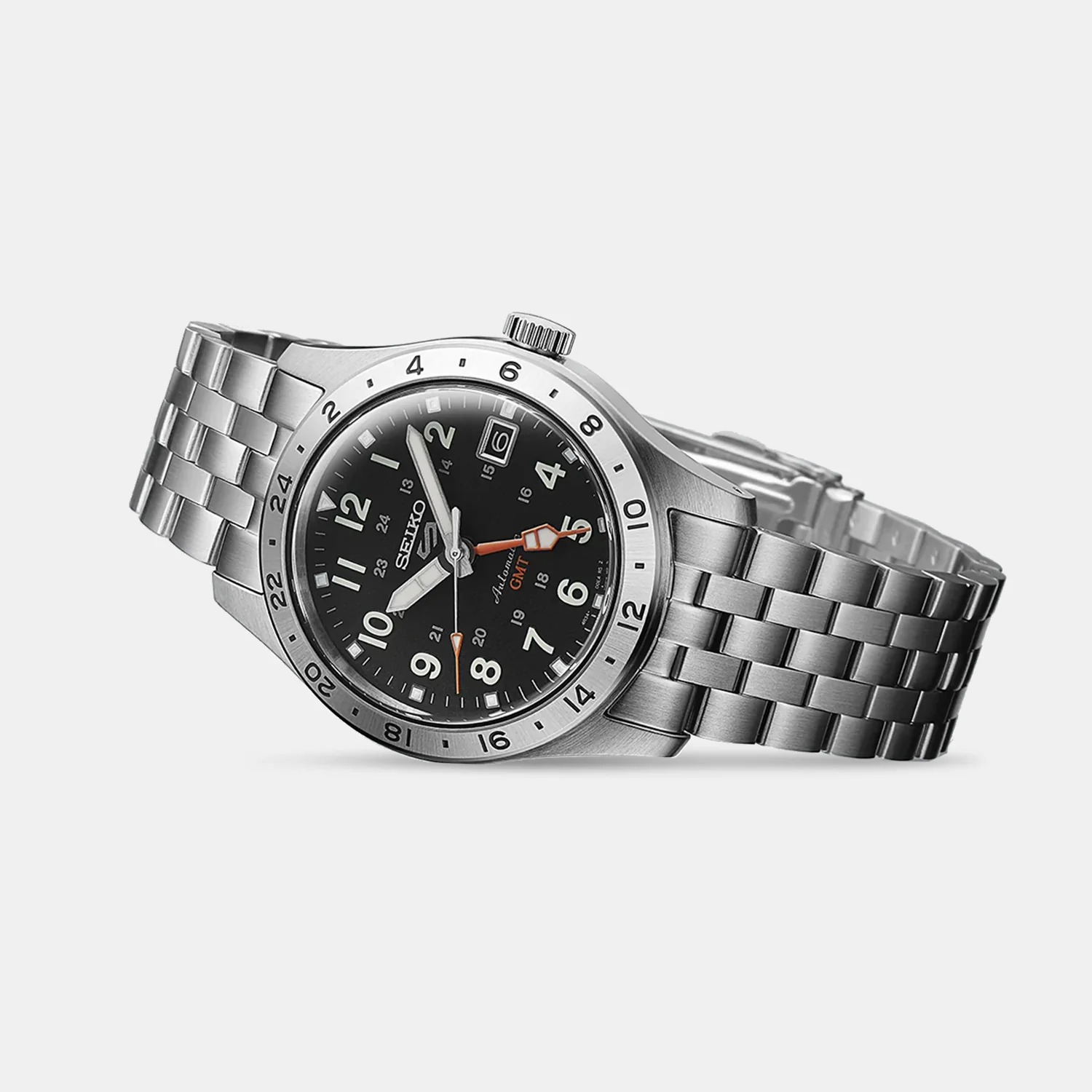 5 Sports Men Automatic Black Dial Analog Stainless Steel Watch SSK023K1 - Image 3