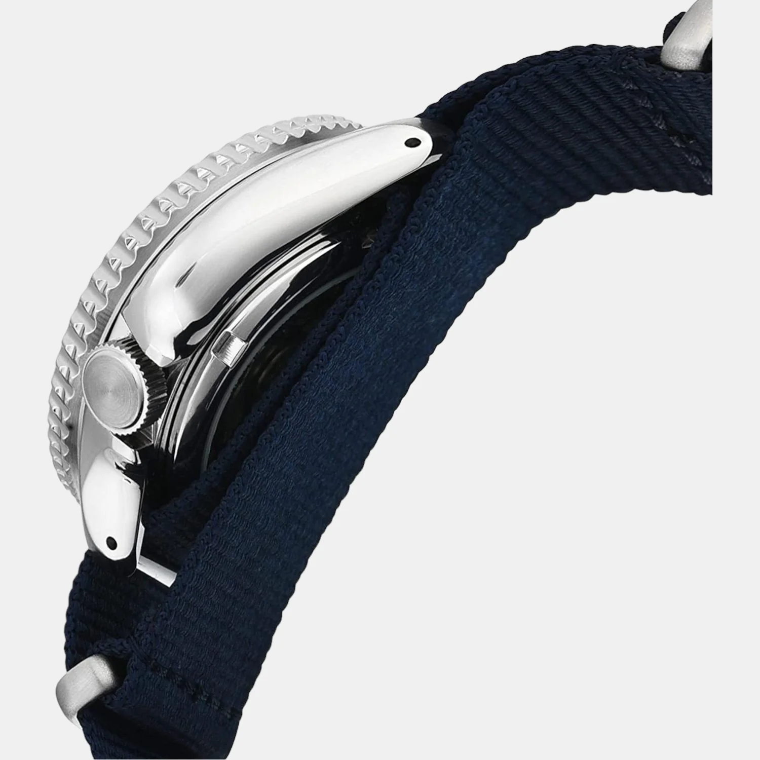5 Sports Men Automatic Blue Dial Analog Nylon Watch SRPD51K2 - Image 3