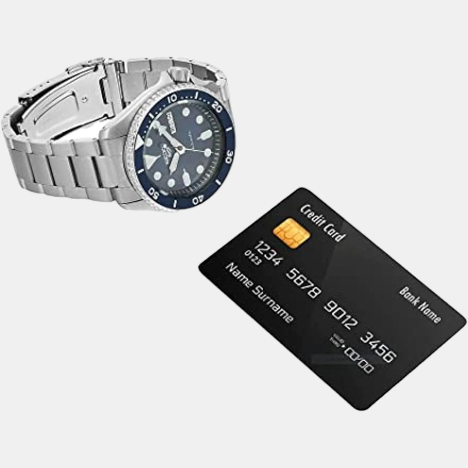 5 Sports Men Automatic Blue Dial Analog Stainless Steel Watch SRPD51K1 - Image 5