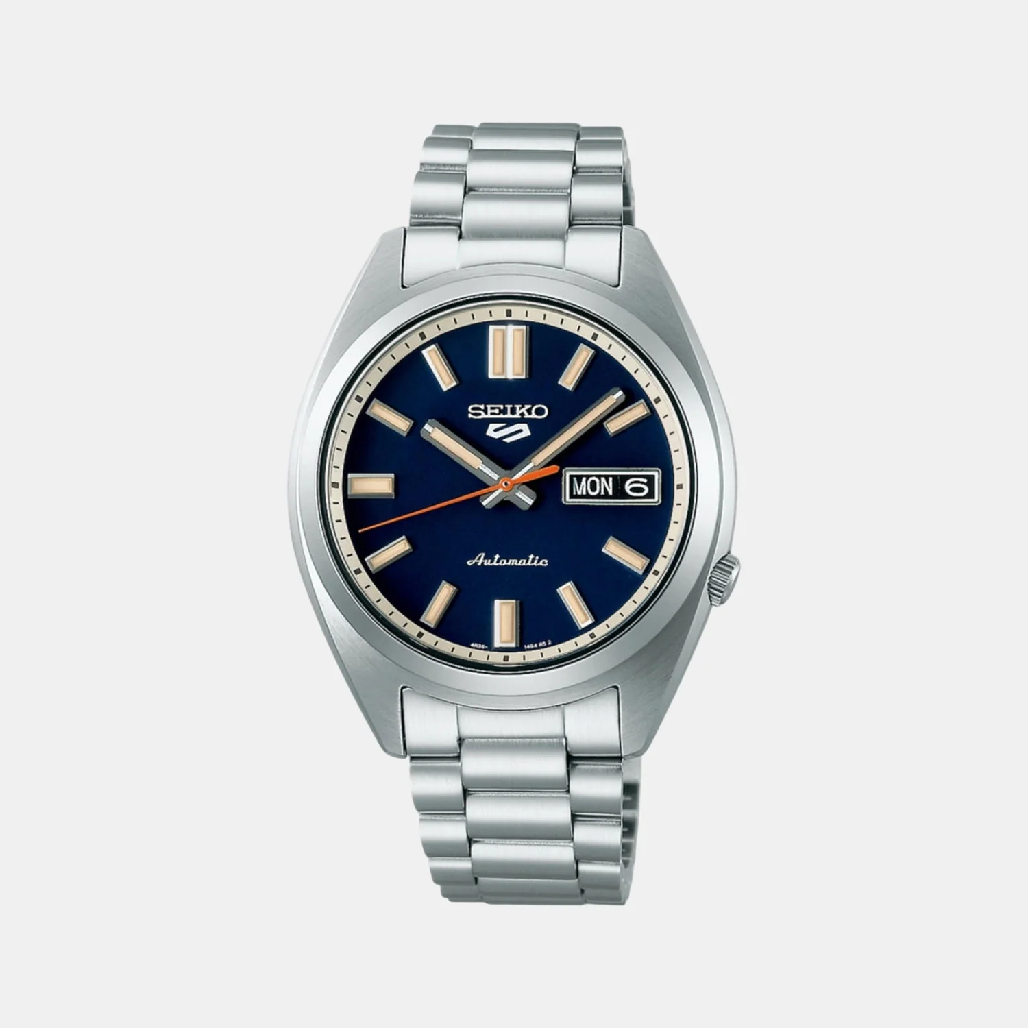 5 Sports Men Automatic Blue Dial Analog Stainless Steel Watch SRPK87K1