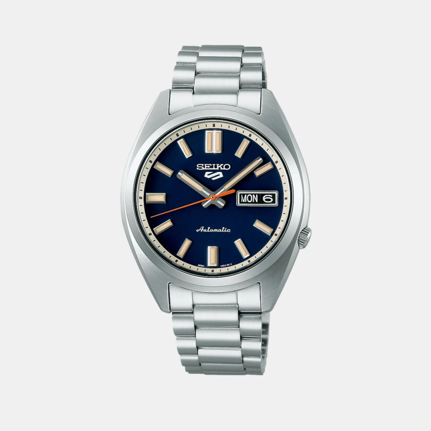 5 Sports Men Automatic Blue Dial Analog Stainless Steel Watch SRPK87K1 - Image 2