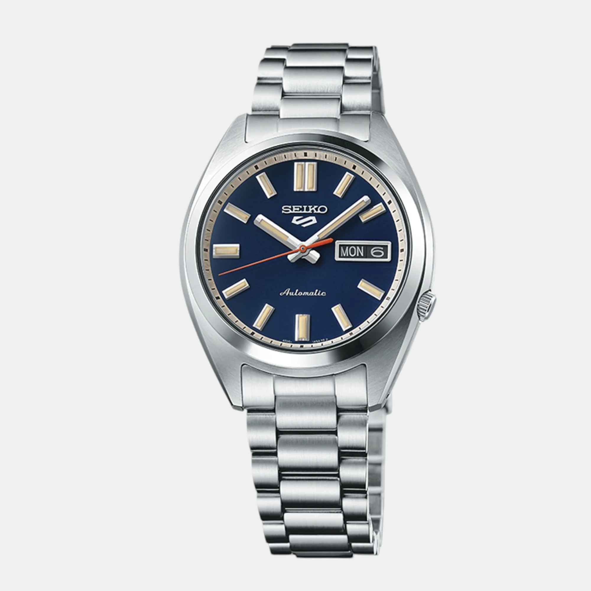 5 Sports Men Automatic Blue Dial Analog Stainless Steel Watch SRPK87K1 - Image 3