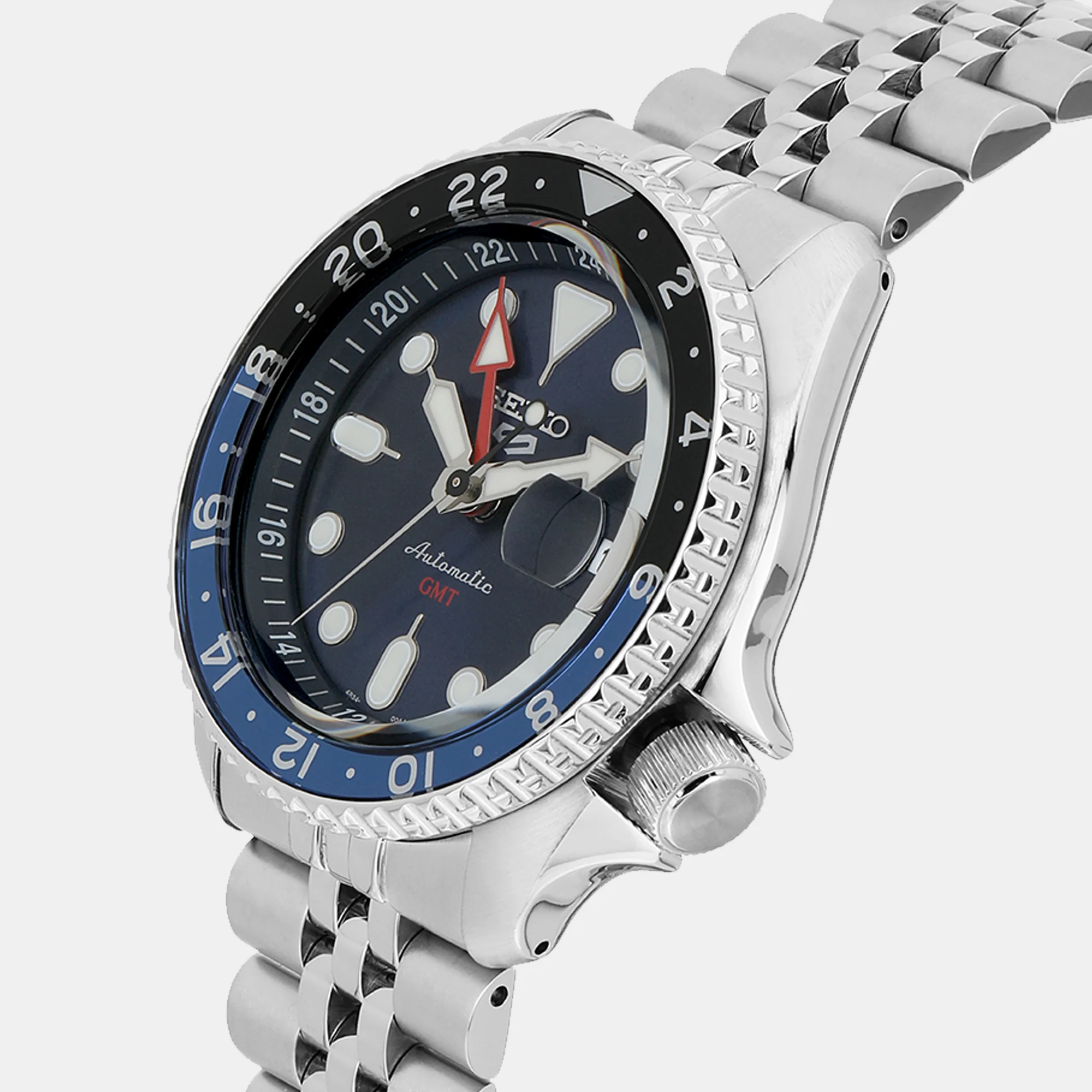 5 Sports Men Automatic Blue Dial Analog Stainless Steel Watch SSK003K1 - Image 2