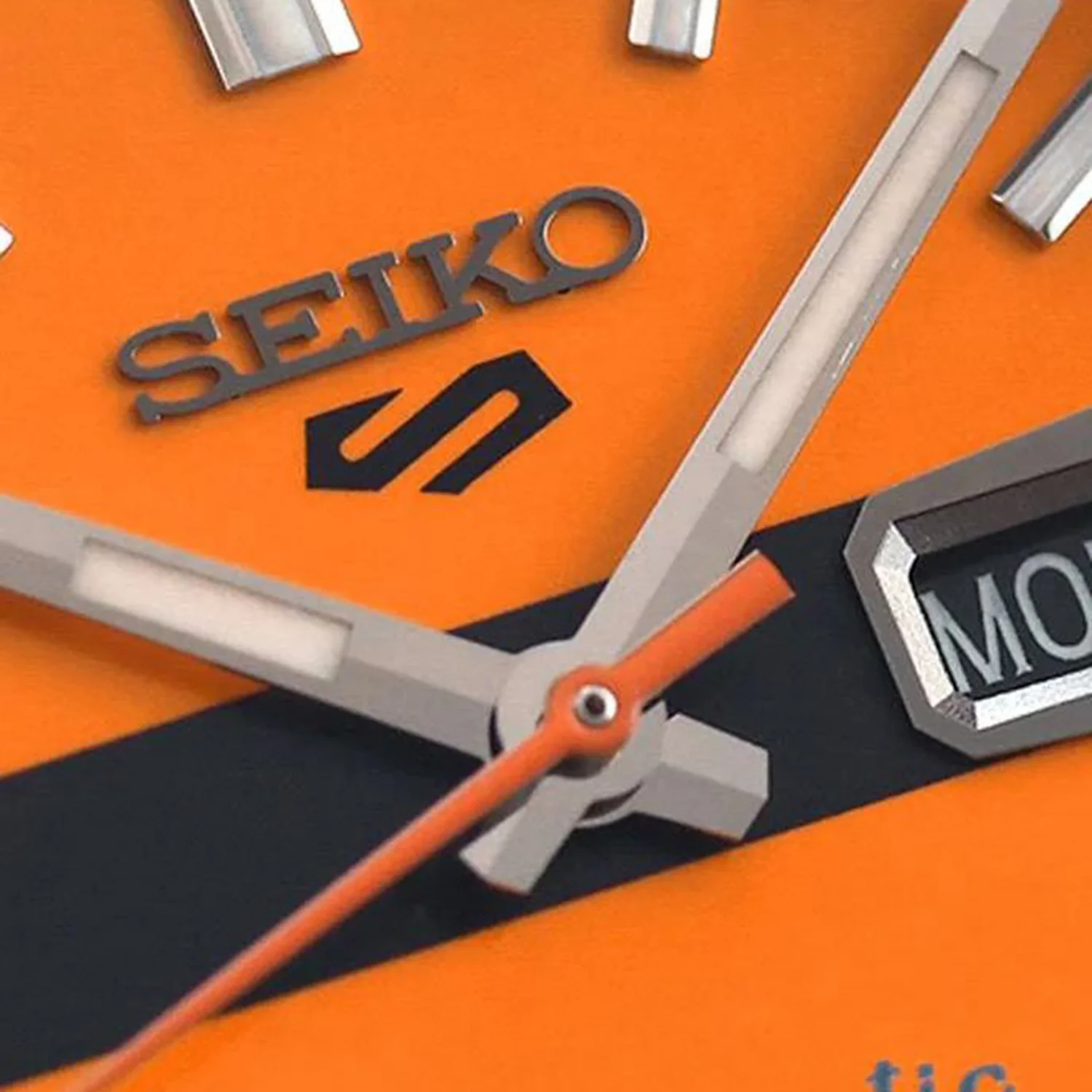5 Sports Men Automatic Orange Dial Analog Stainless Steel Watch SRPK11K1 - Image 5
