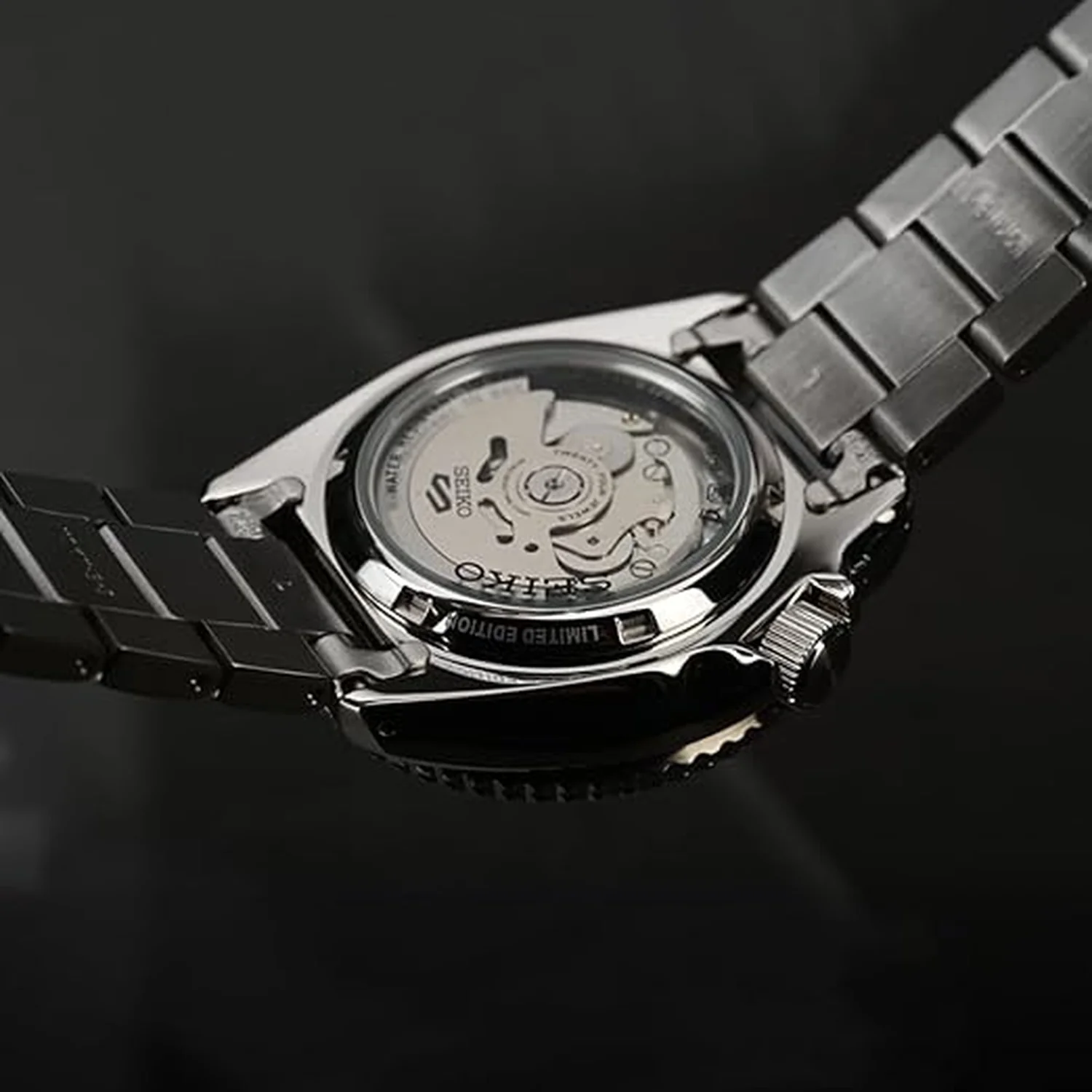 5 Sports Men Automatic White Dial Analog Stainless Steel Watch SRPK83K1 - Image 5