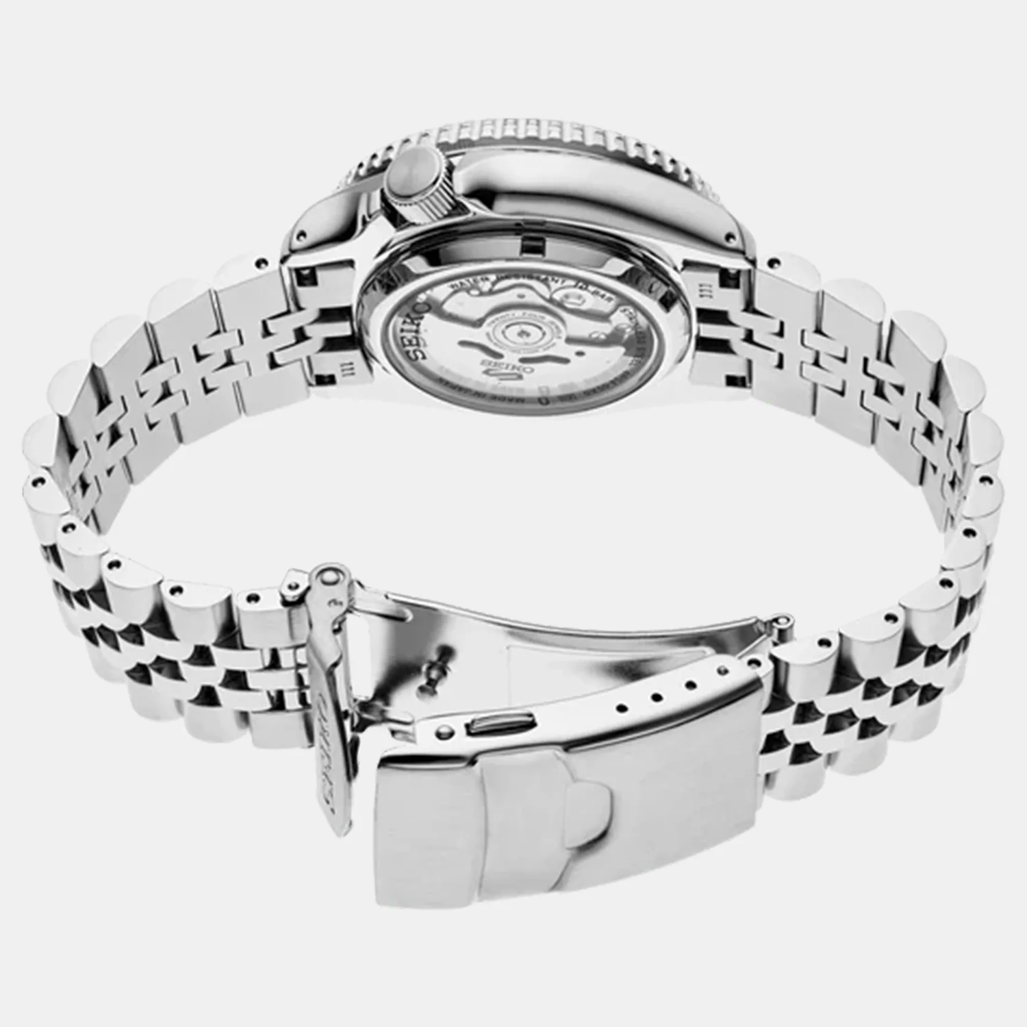 5 Sports Men Automatic White Dial Analog Stainless Steel Watch SSK033K1 - Image 4