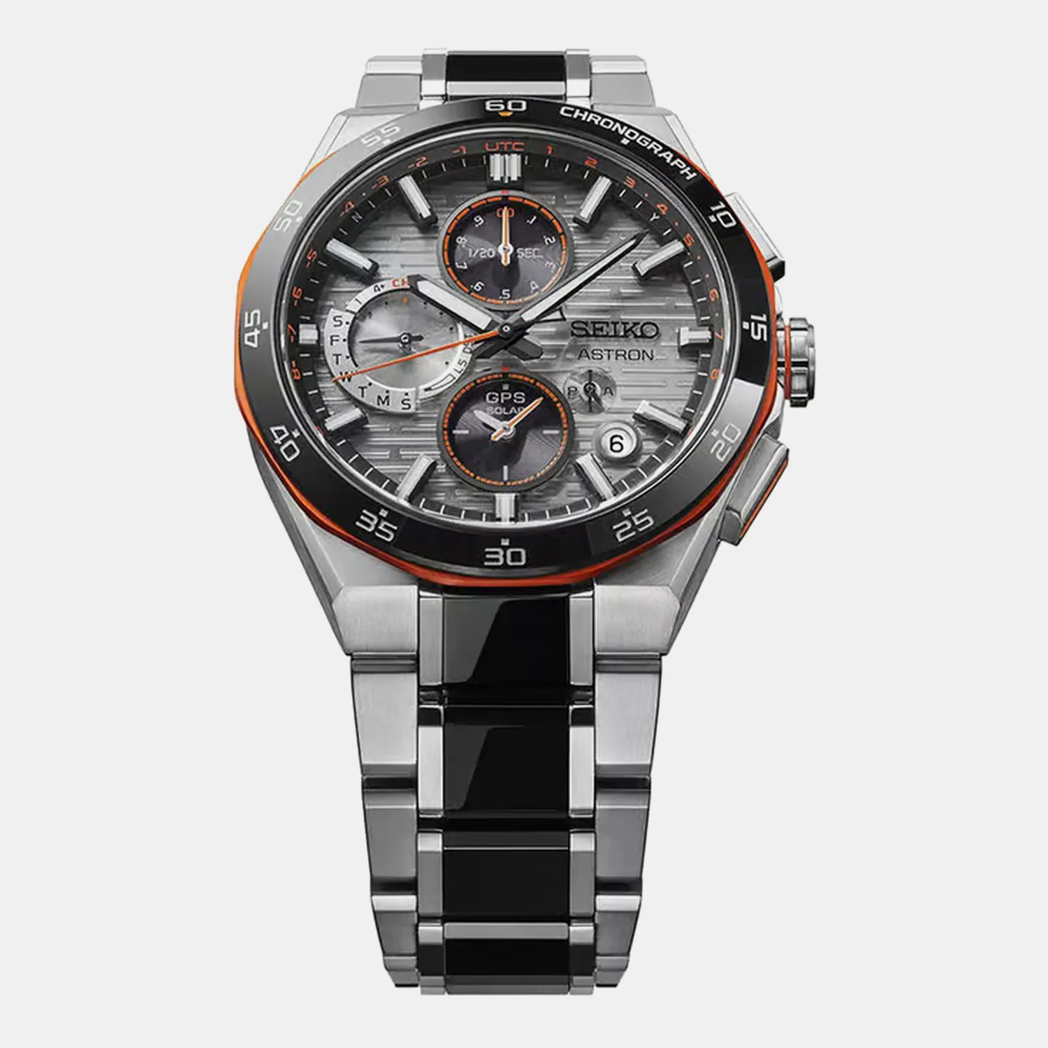Astron Limited Edition Men GPS Solar Silver Dial Chronograph Stainless Steel Watch SSH183J1 - Image 5
