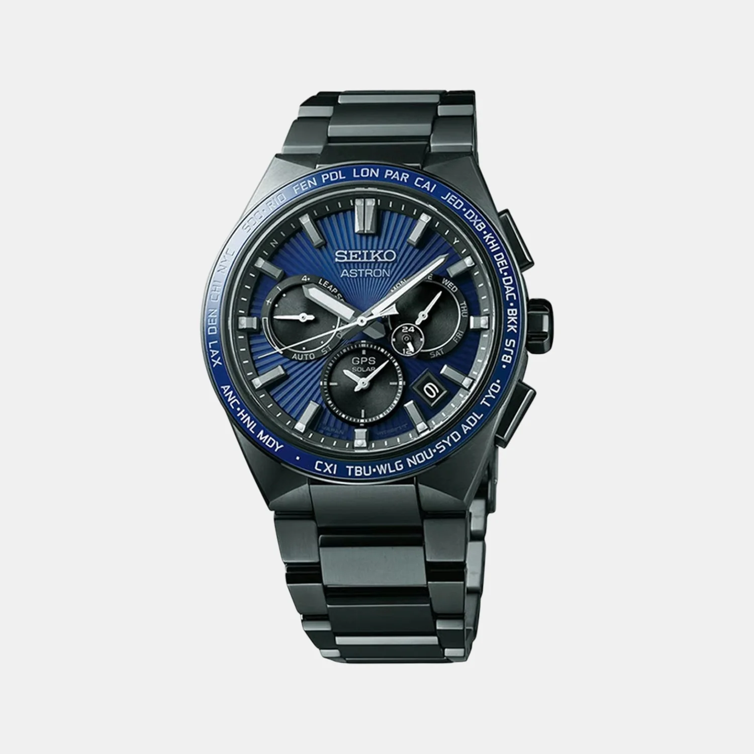 Astron Men Solar Blue Dial Chronograph Limited Edition Watch SSH121J1 - Image 2