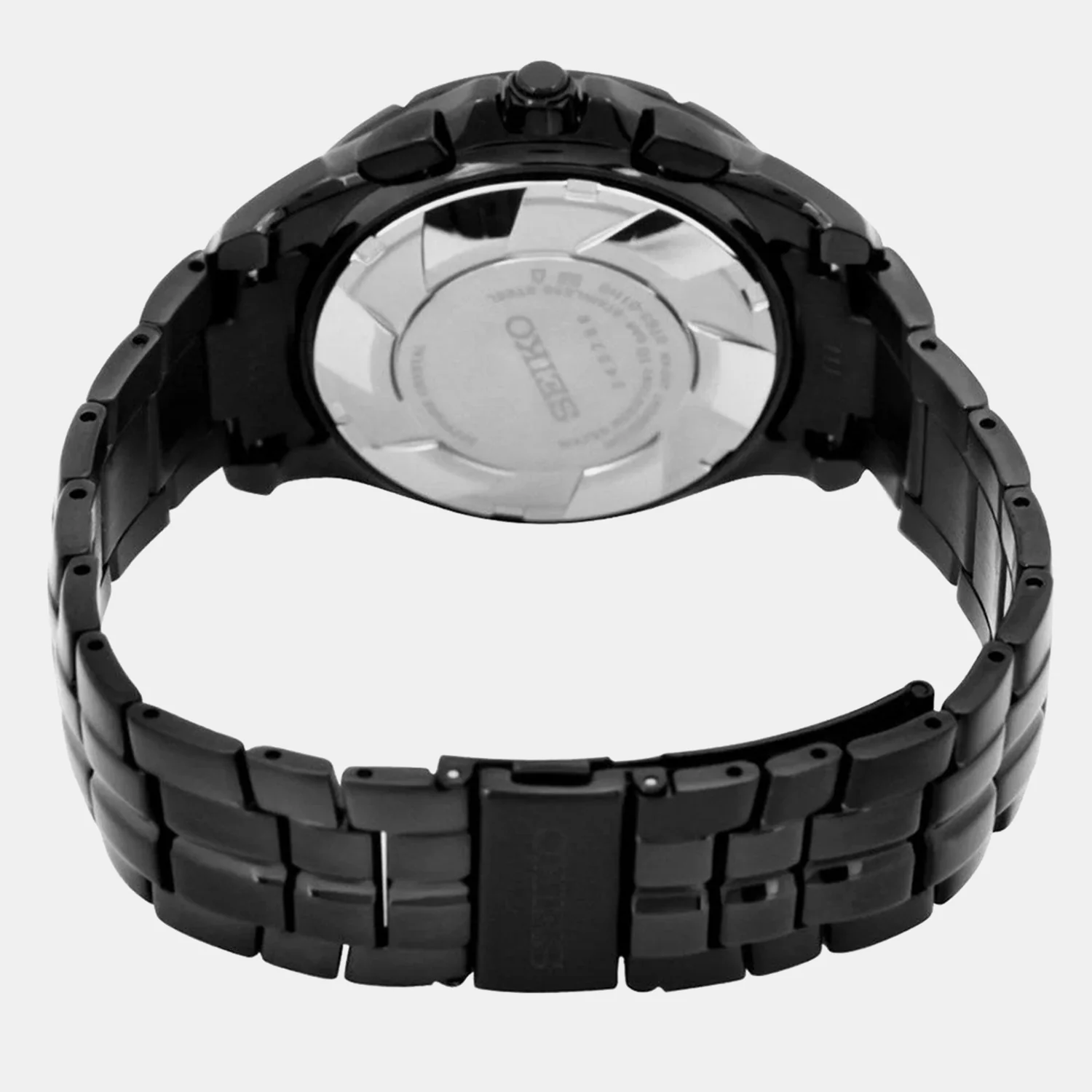 Coutura Men Quartz Black Dial Chronograph Stainless Steel Watch SSB442P1 - Image 3