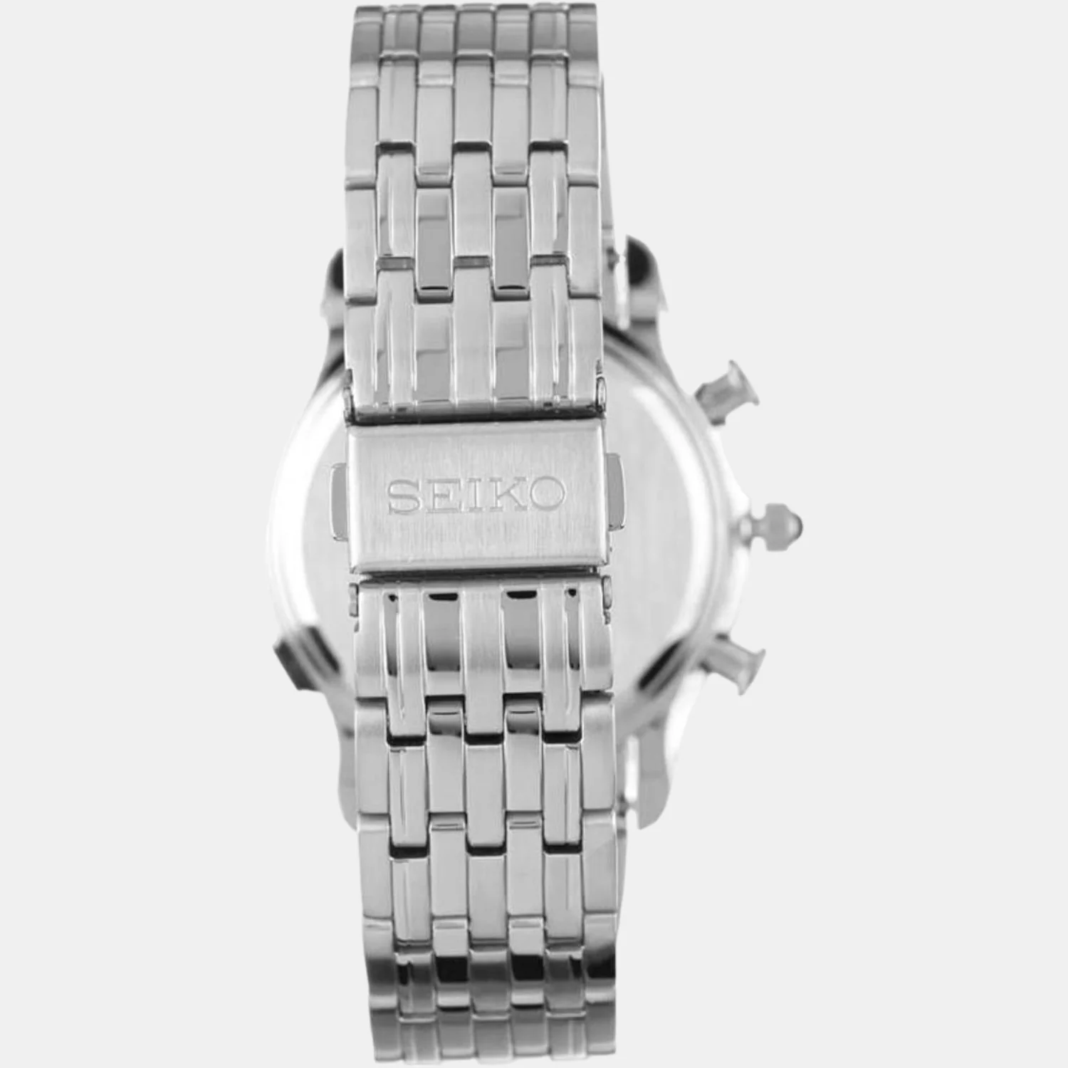 Dress Chronograph Watch Men Quartz White Dial Chronograph Stainless Steel Watch SPC251P1 - Image 3