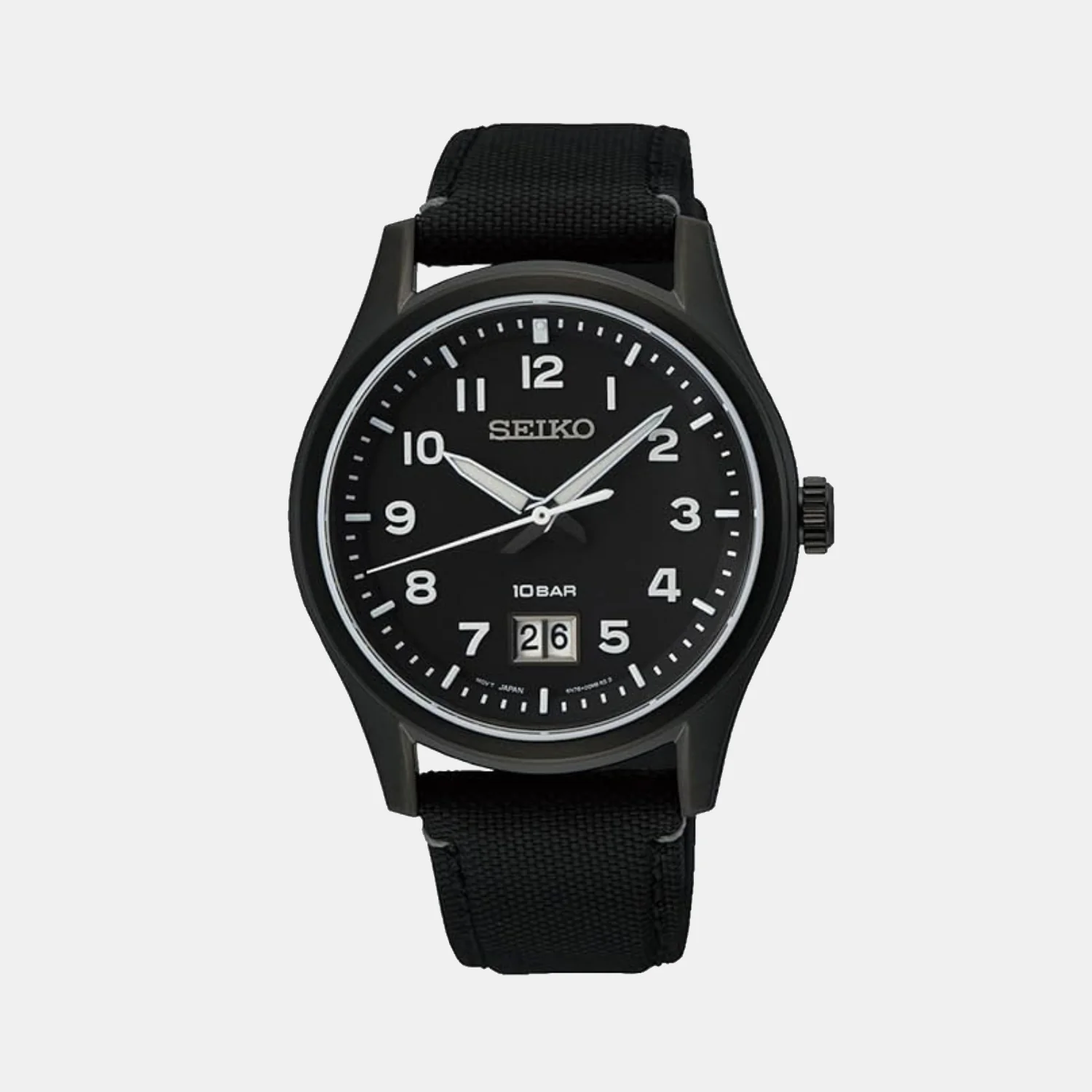 Dress Men Quartz Black Dial Analog Nylon Watch SUR571P1 - Image 2