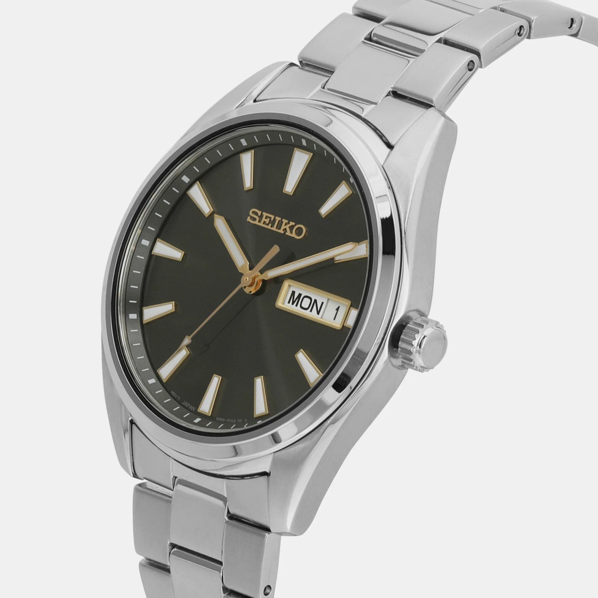 Dress Men Quartz Black Dial Analog Stainless Steel Watch SUR307P1 - Image 2
