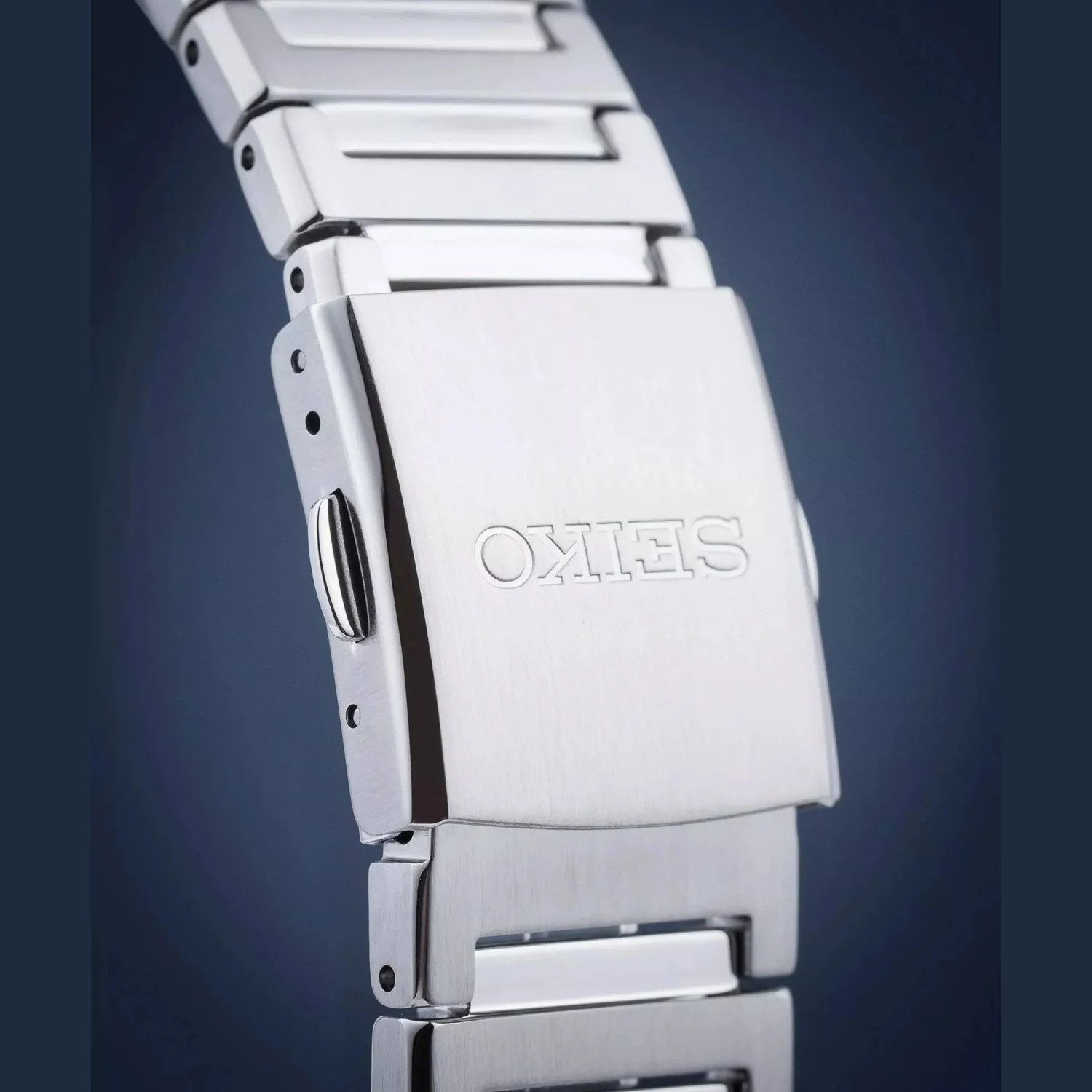 Dress Men Quartz Grey Dial Chronograph Stainless Steel Watch SSB455P1 - Image 5