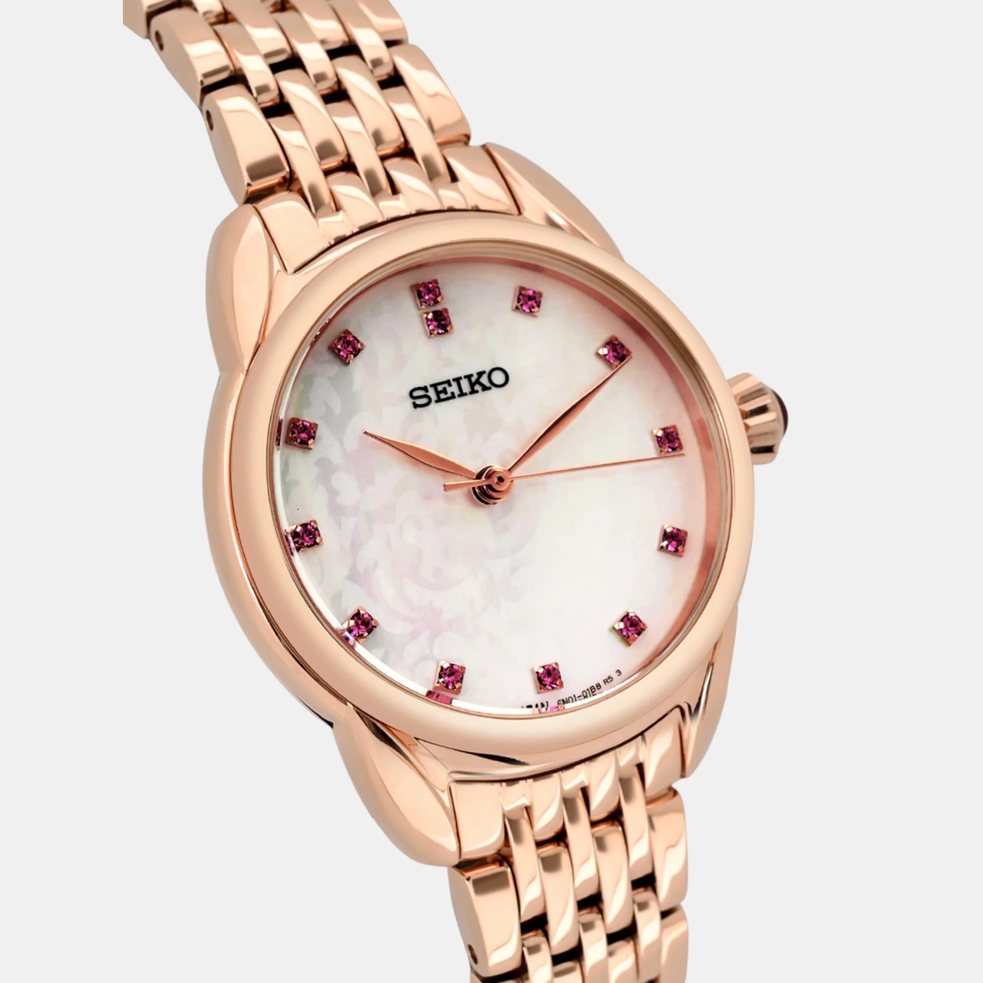 Dress Women Quartz Mother Of Pearl Dial Analog Stainless Steel Watch SUR564P1 - Image 2