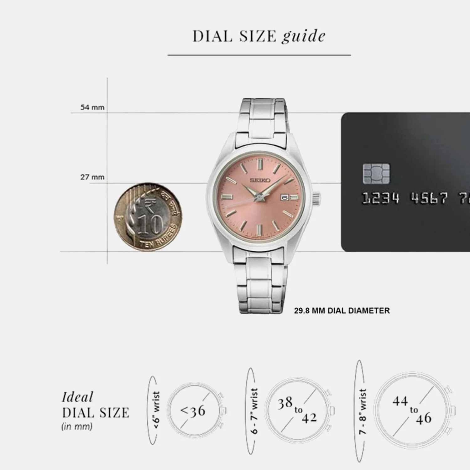 Dress Women Quartz Pink Dial Analog Stainless Steel Watch SUR529P1 - Image 7