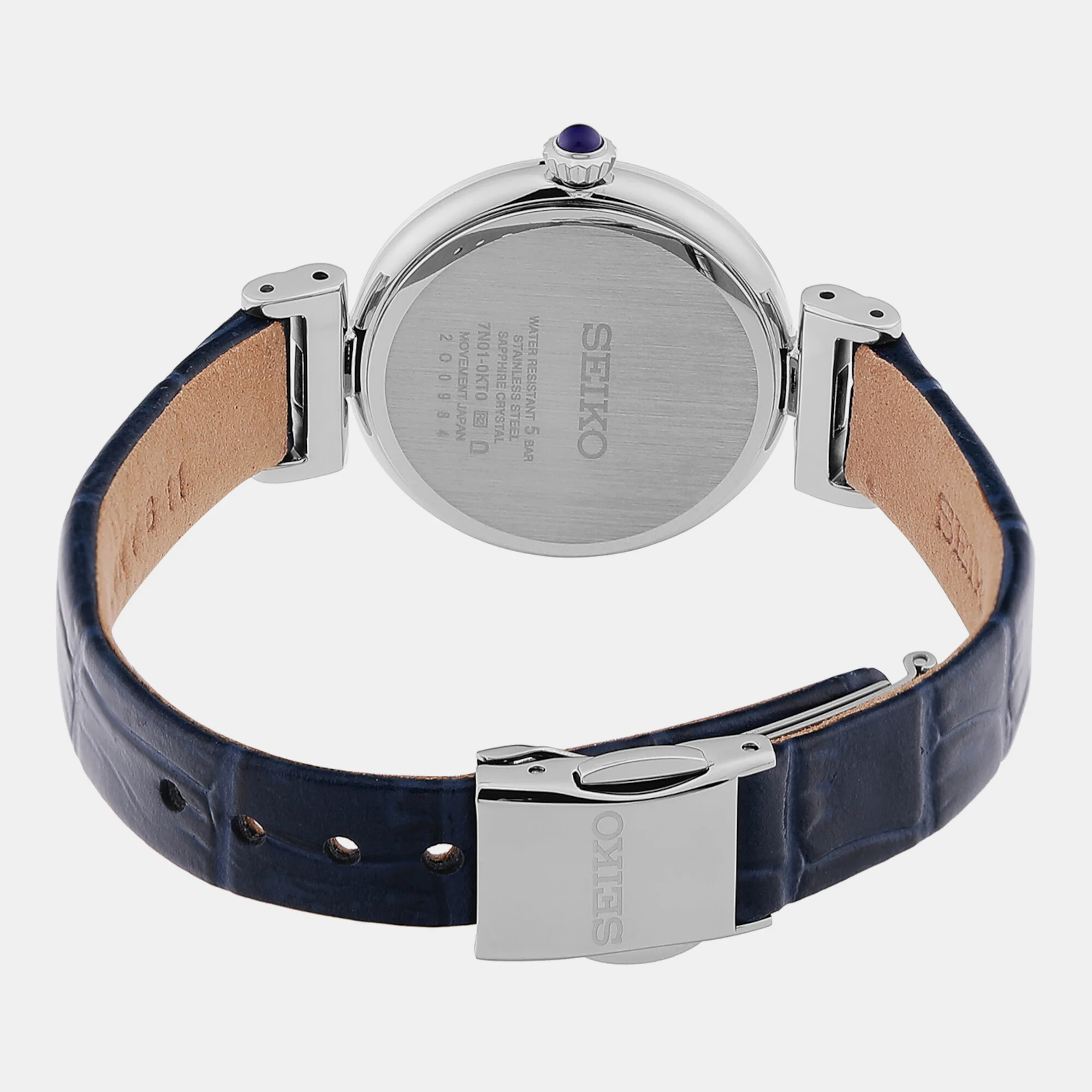 Dress Women Quartz White Dial Analog Leather Watch SRZ545P1 - Image 5