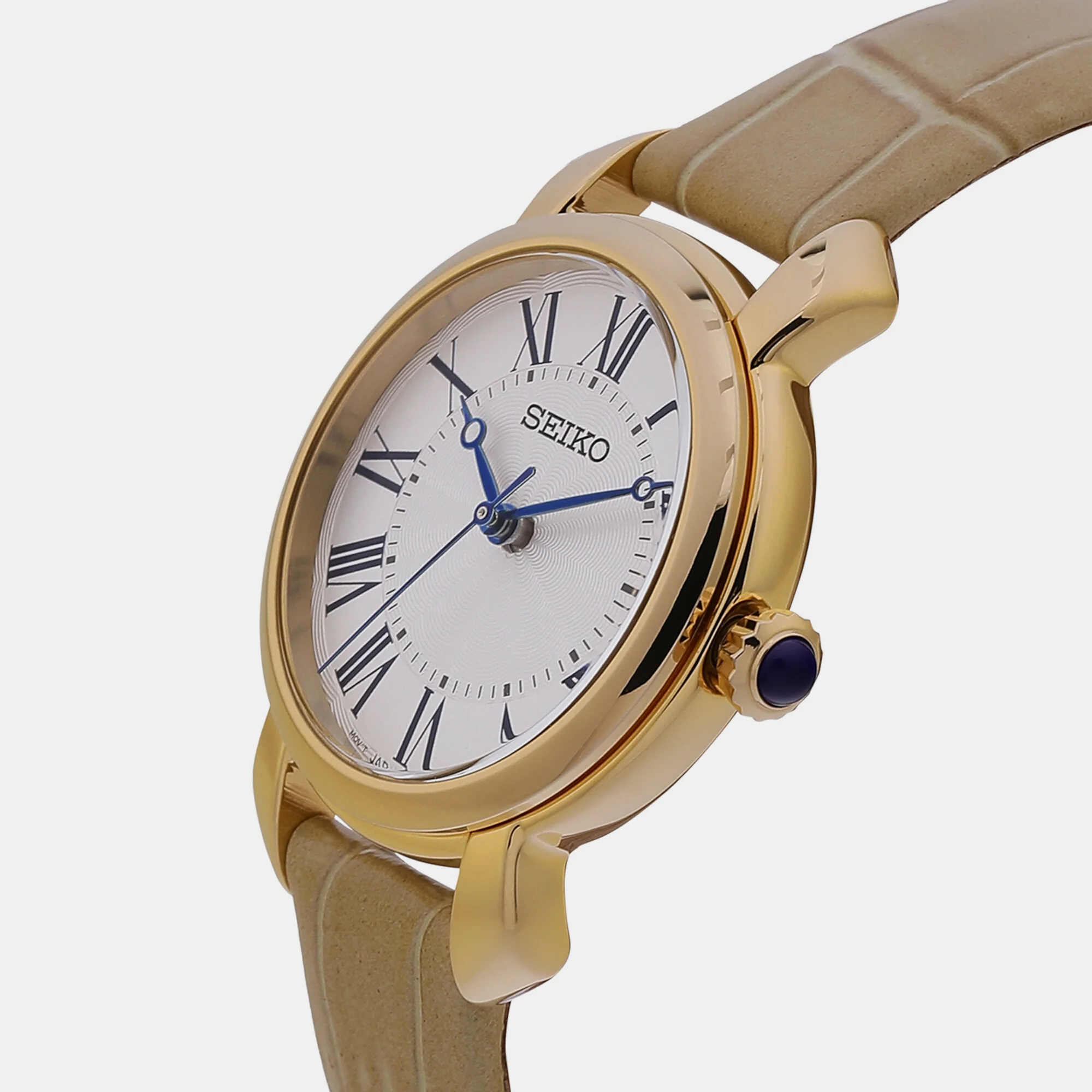 Dress Women Quartz White Dial Analog Leather Watch SUR626P3 - Image 3