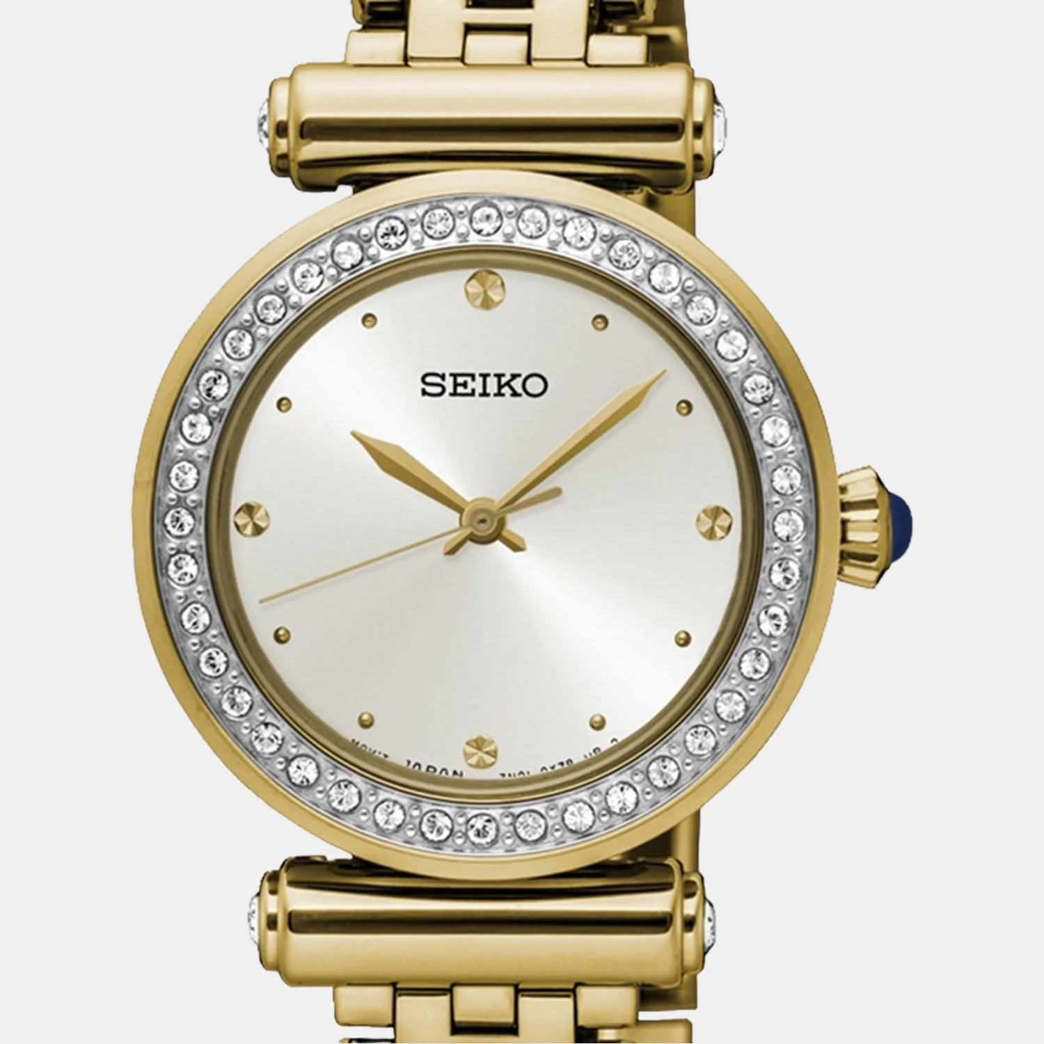 Dress Women Quartz White Dial Analog Stainless Steel Watch SRZ468P1 - Image 3