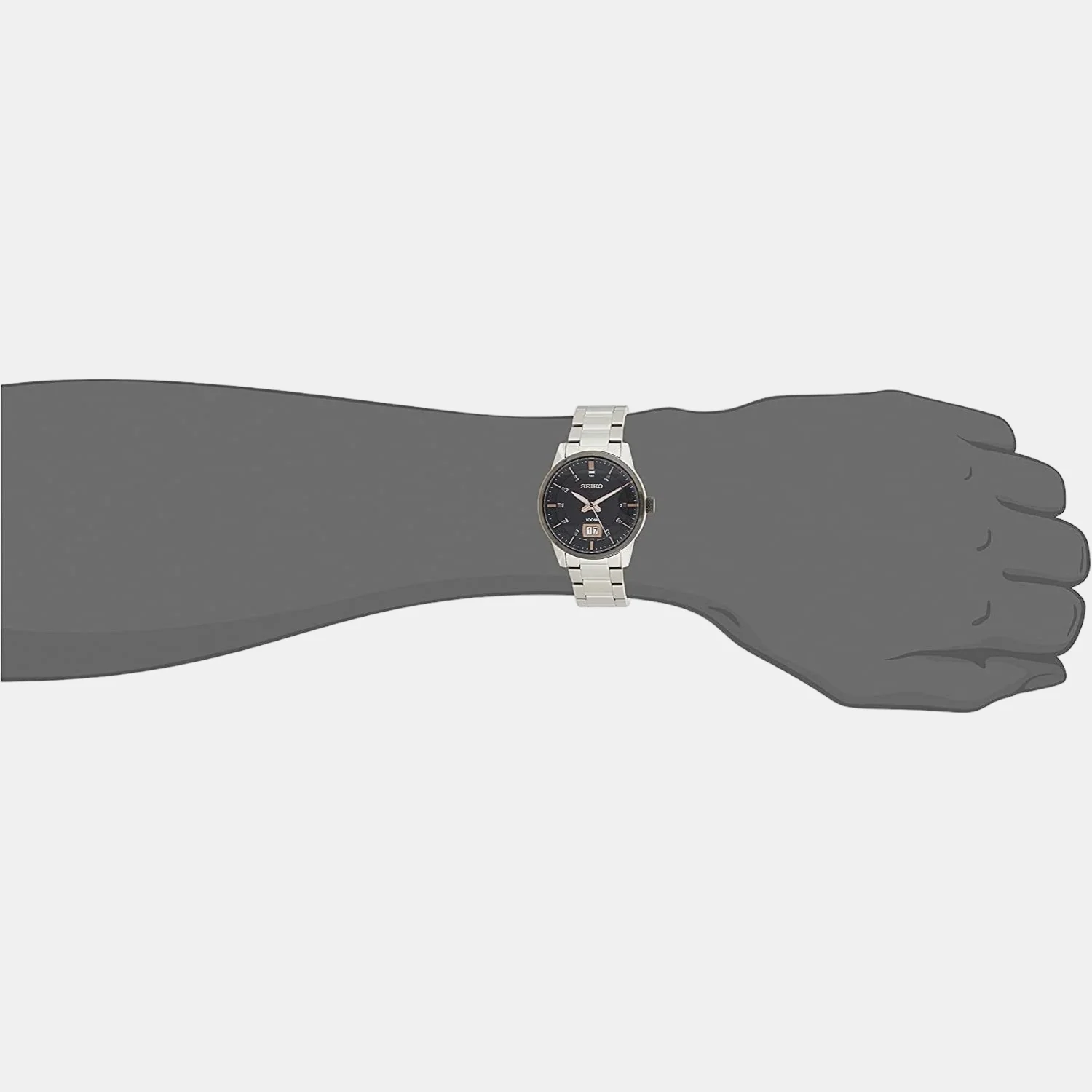 Men Quartz Black Dial Analog Stainless Steel Watch SUR285P1 - Image 4