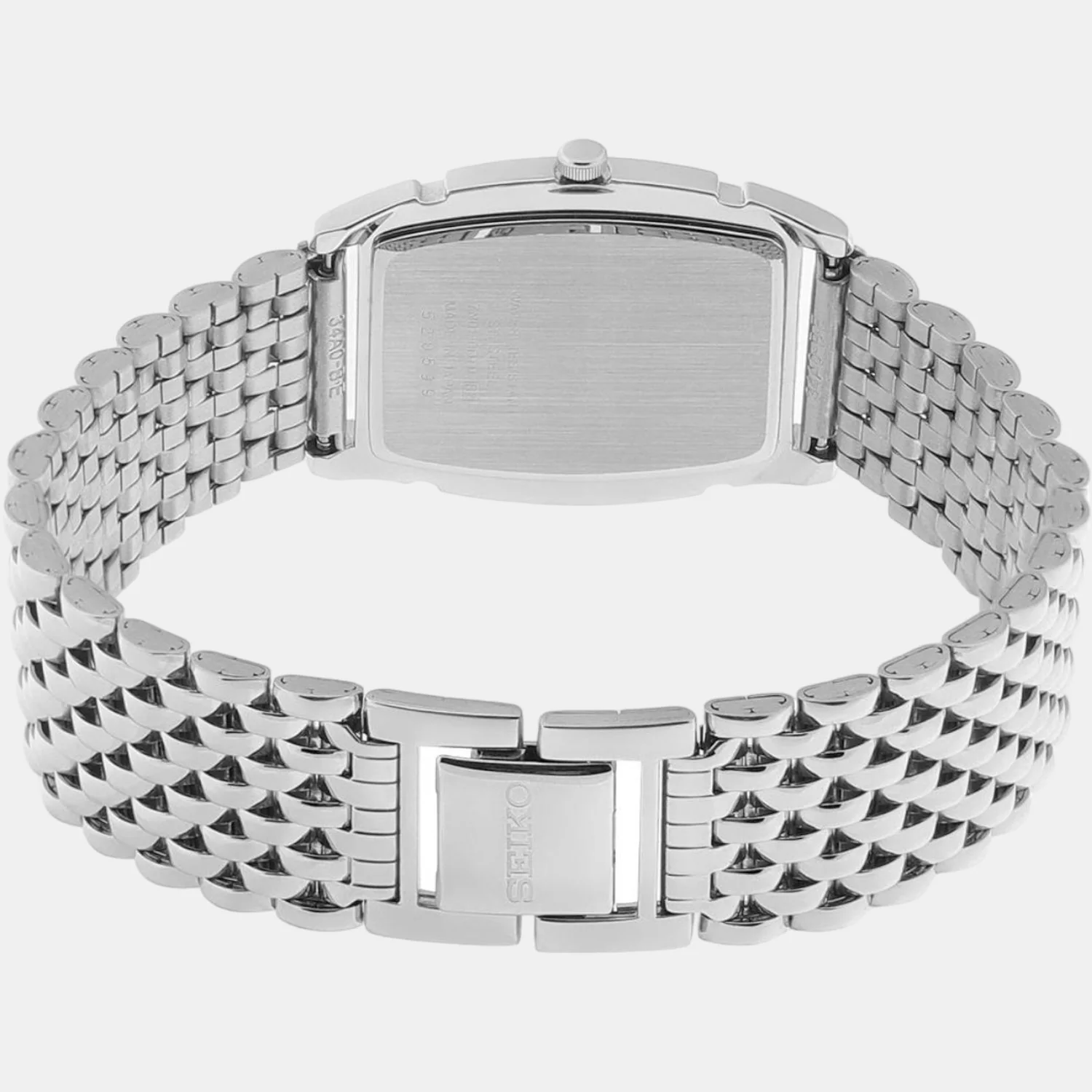 Men Quartz Blue Dial Analog Stainless Steel Watch SNF491J1 - Image 4