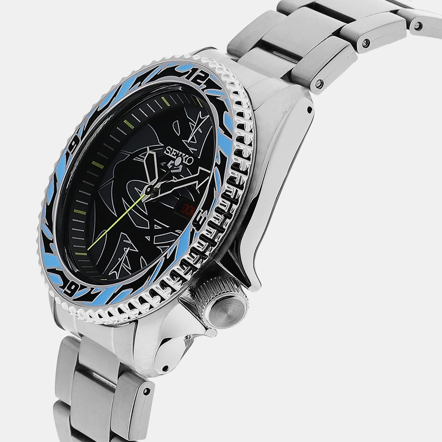 New 5 Sports Men Automatic Two Tone Dial Analog Stainless Steel Watch SRPG65K1 - Image 2
