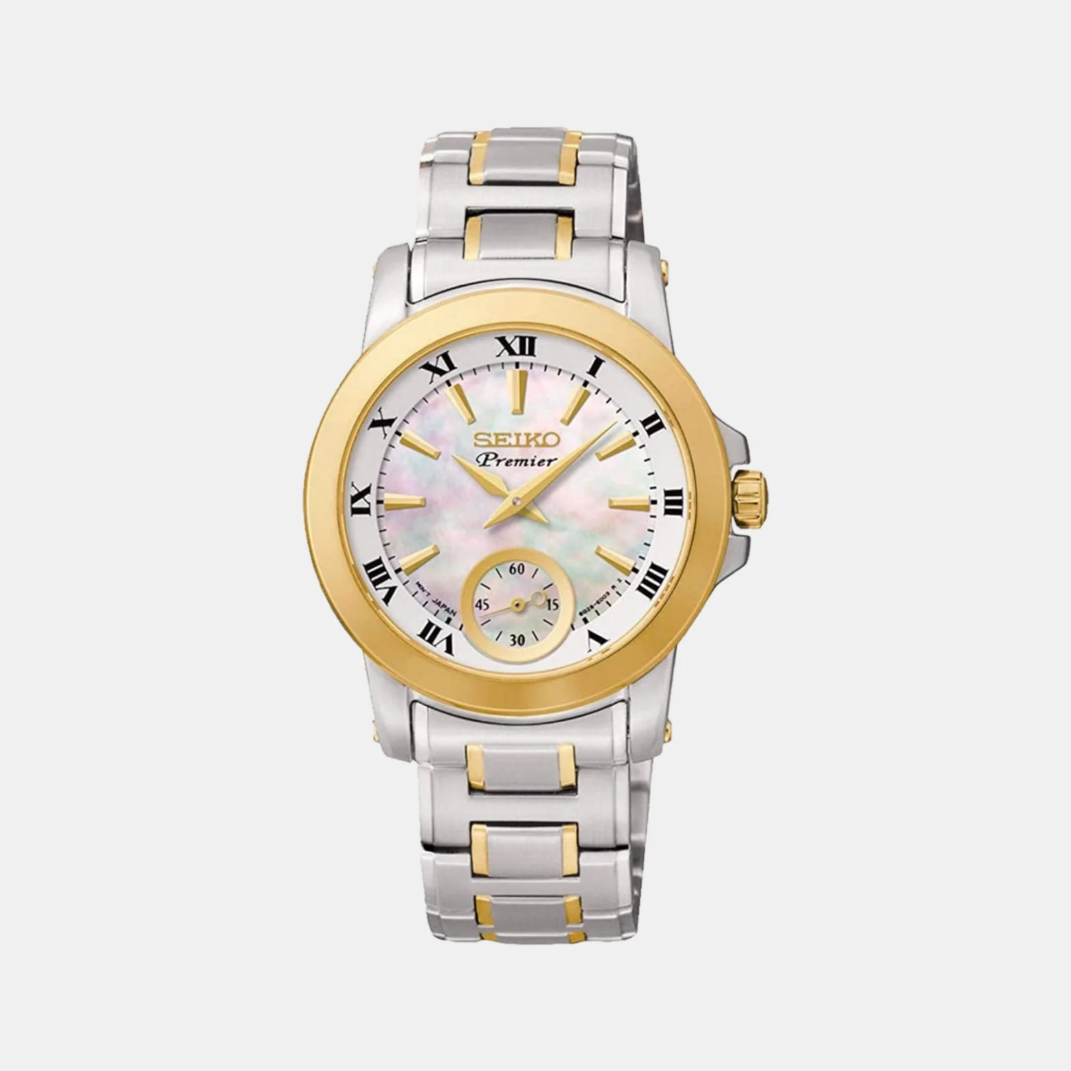 Premier Women Quartz Mother Of Pearl Dial Analog Stainless Steel Watch SRKZ66P1