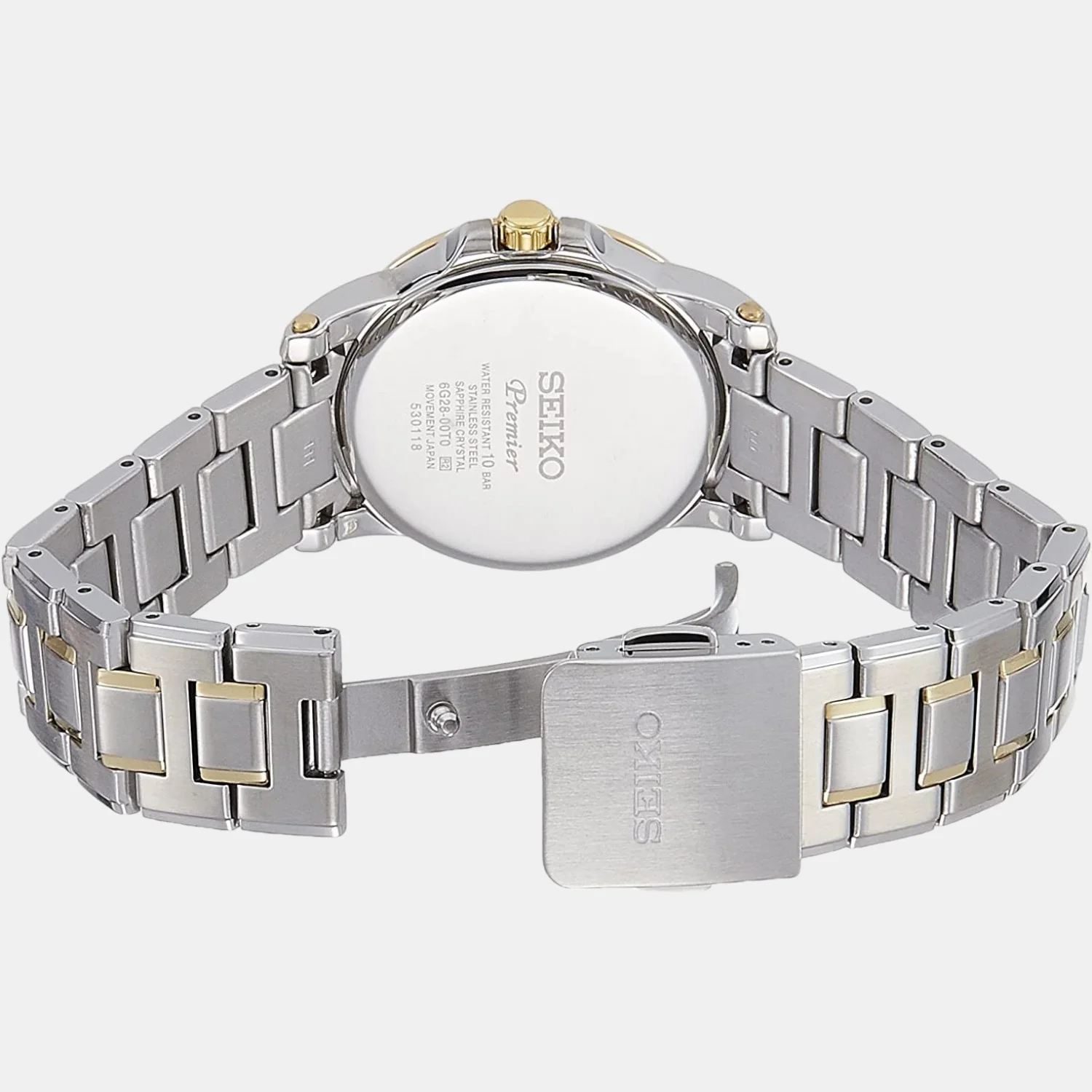 Premier Women Quartz Mother Of Pearl Dial Analog Stainless Steel Watch SRKZ66P1 - Image 3