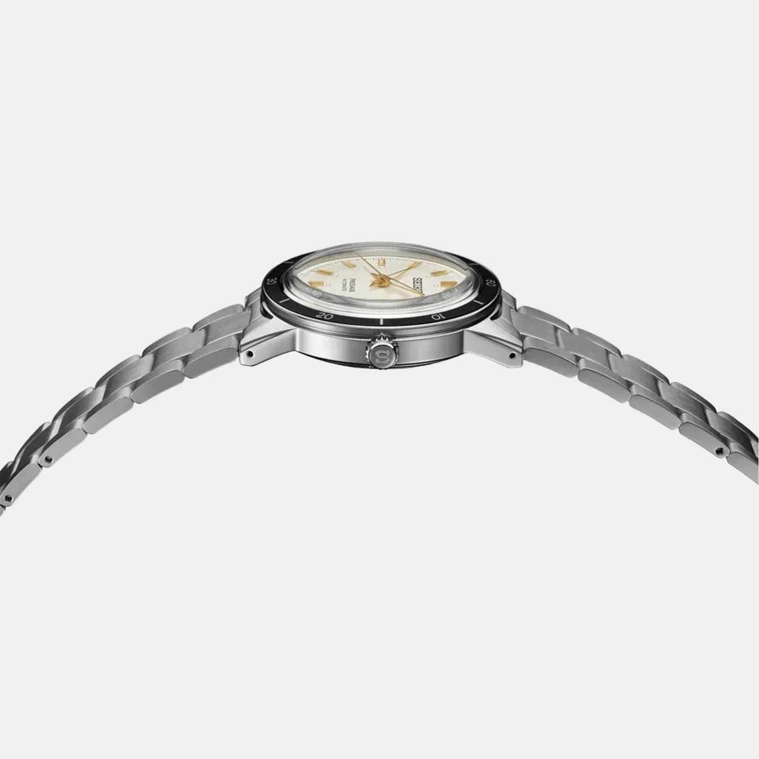 Presage Men Automatic Beige Dial Analog Stainless Steel Watch SRPG03J1 - Image 2