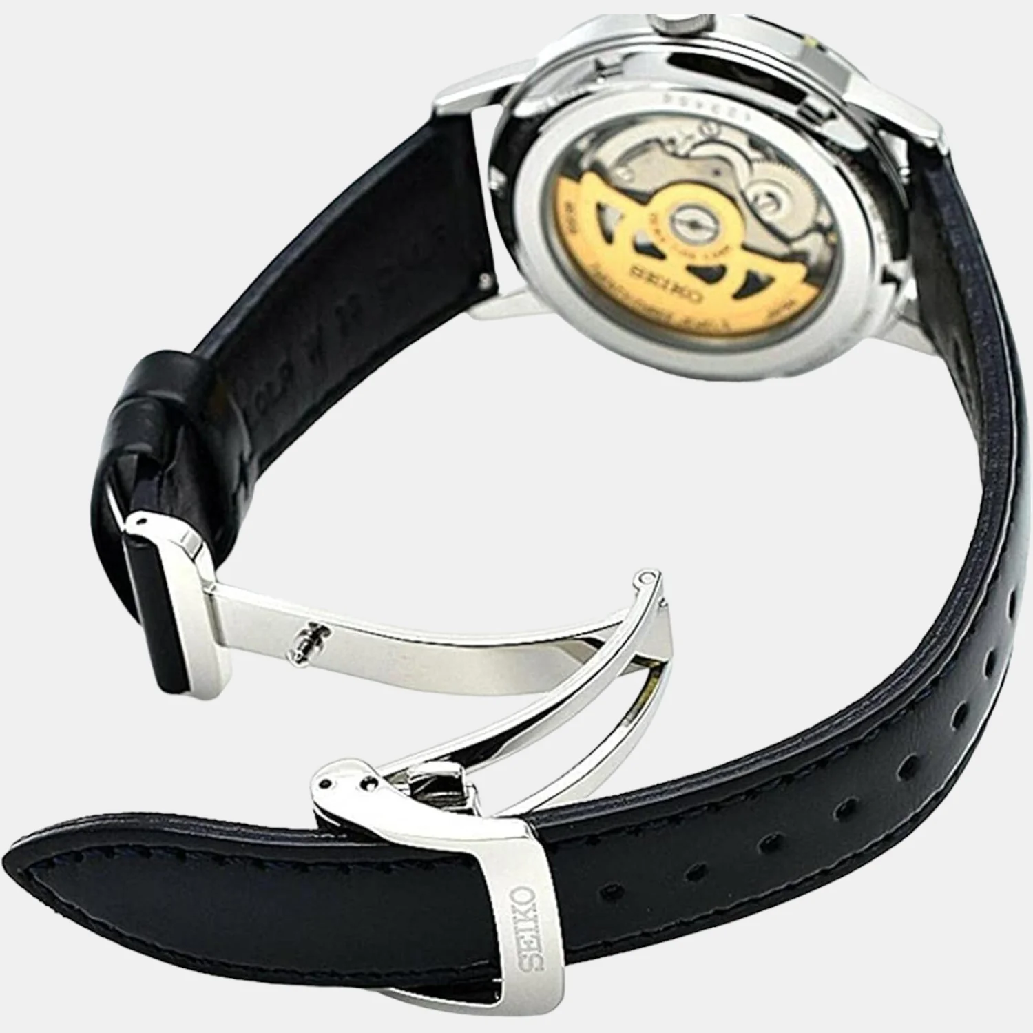 Presage Men Automatic Blue Dial Analog Leather Watch SRPE43J1 - Image 3