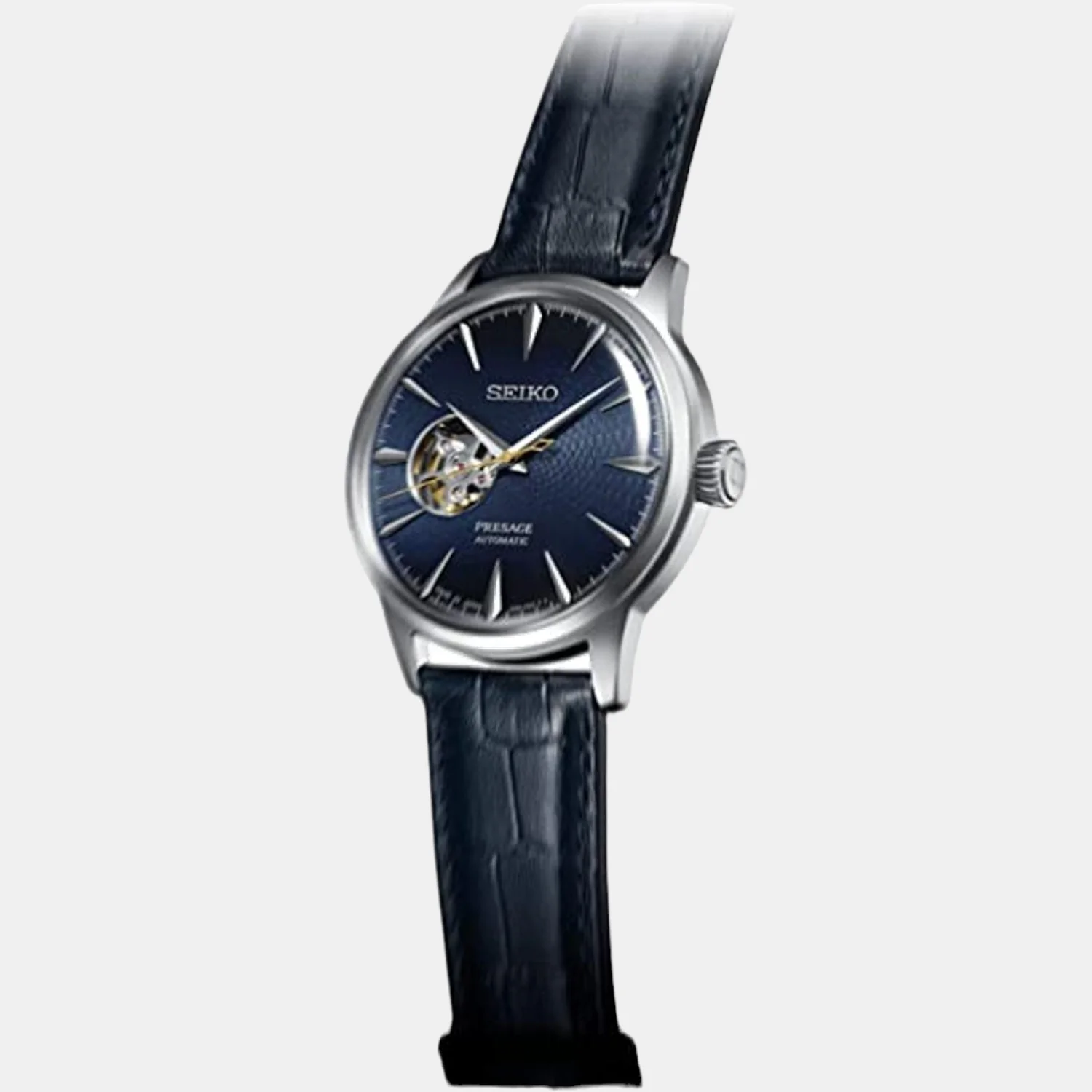 Presage Men Automatic Blue Dial Analog Leather Watch SSA405J1 - Image 2