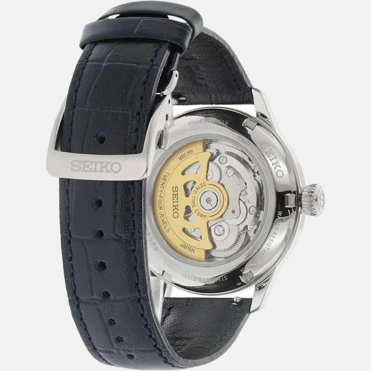 Presage Men Automatic Blue Dial Analog Leather Watch SSA405J1 - Image 3