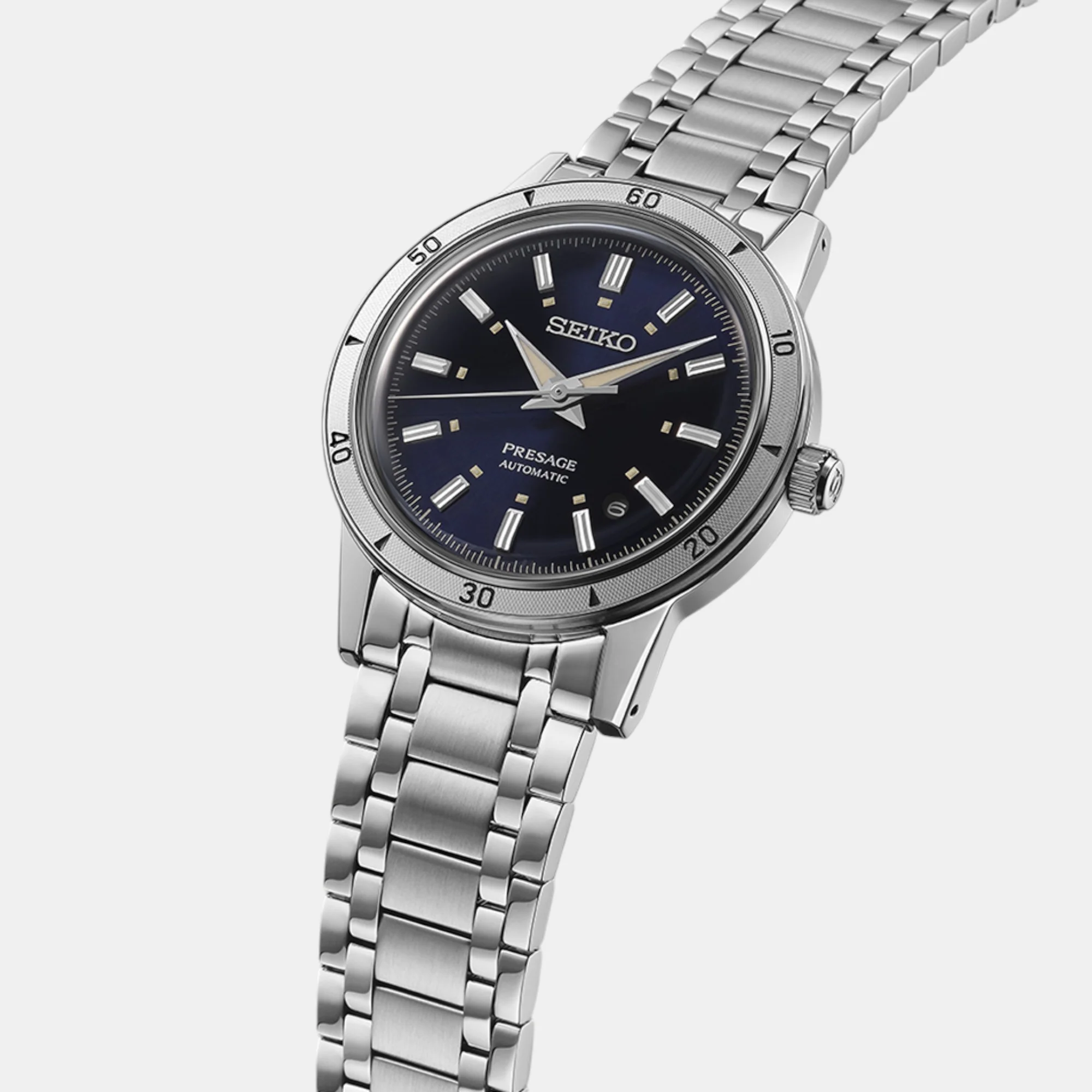 Presage Men Automatic Blue Dial Analog Stainless Steel Watch SRPL07J1 - Image 4