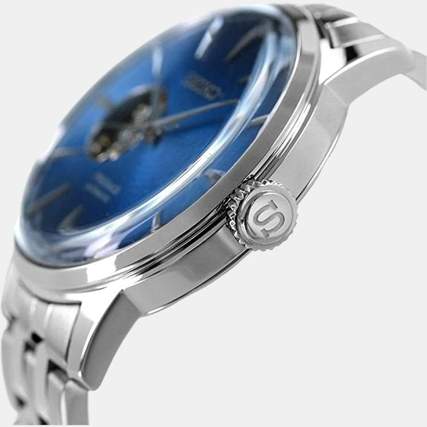 Presage Men Automatic Blue Dial Analog Stainless Steel Watch SSA439J1 - Image 3