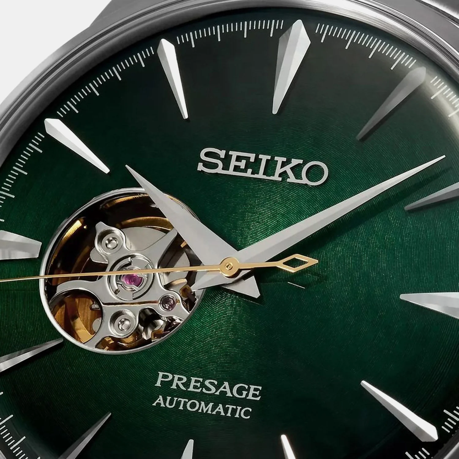 Presage Men Automatic Green Dial Analog Stainless Steel Watch SSA441J1 - Image 2
